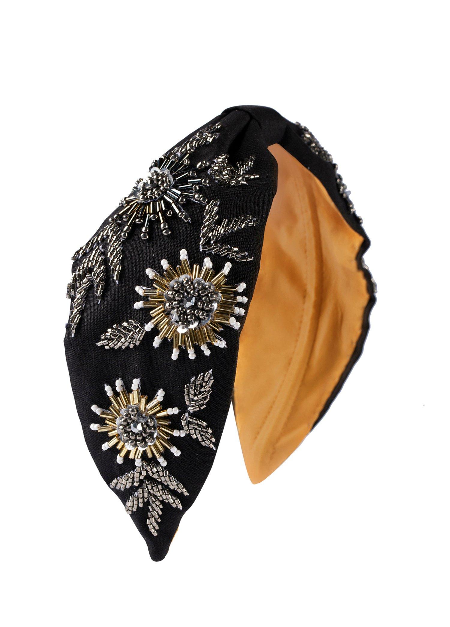 Midnight Spark Headband, Black, A506_0000, large image number 0