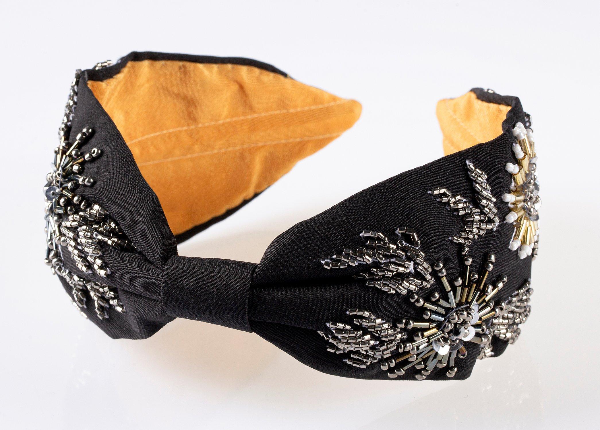 Midnight Spark Headband, Black, A506_0000, large image number 1