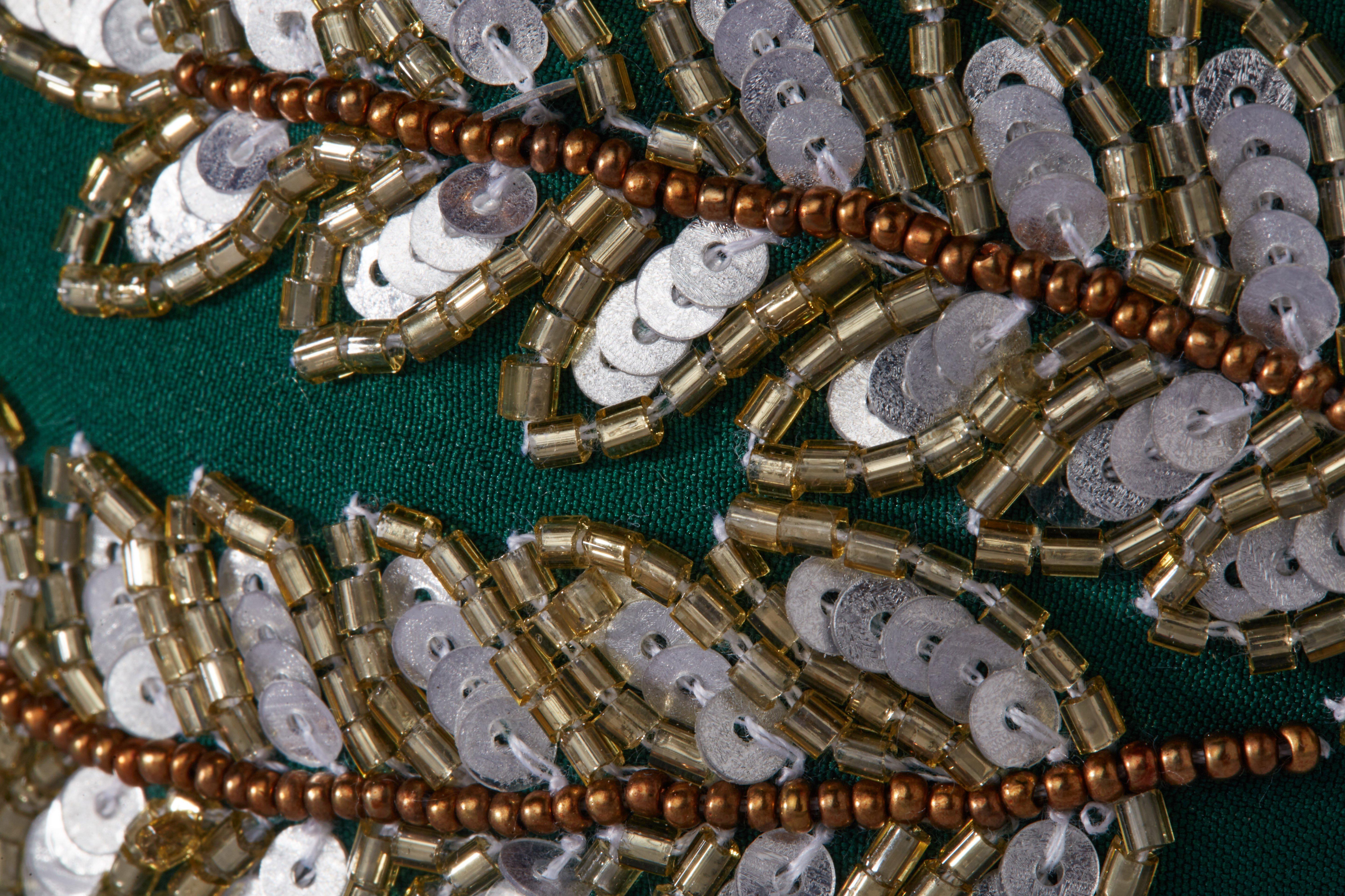 Gia Green Headband,Anthropologie X JoyCo, Green, A506_0038, large image number 4