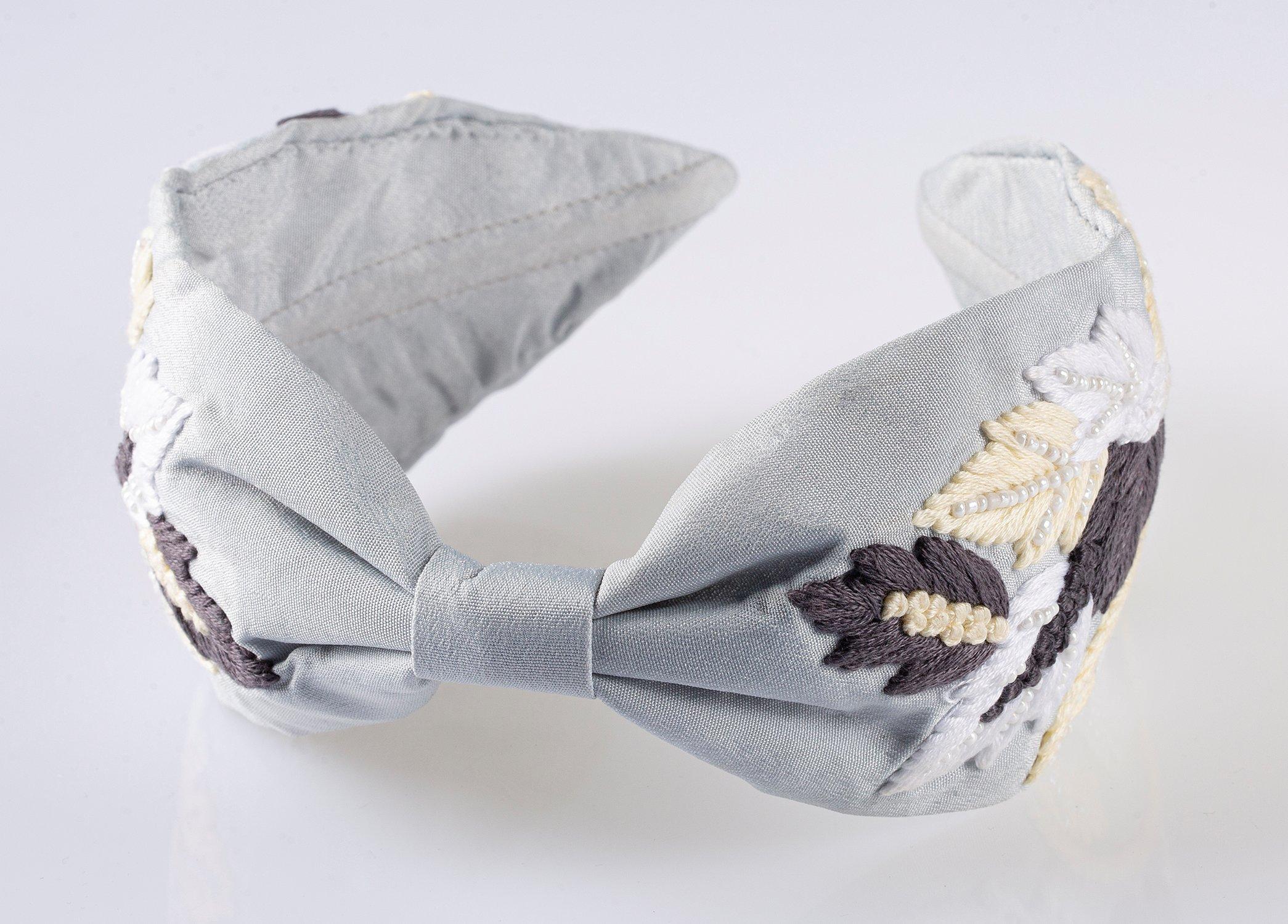 Milan Hoop Headband,Anthropologie X JoyCo, Blue, A506_0046, large image number 0