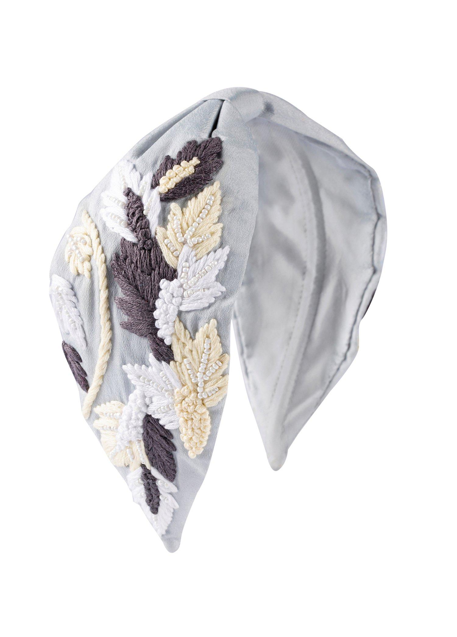 Milan Hoop Headband,Anthropologie X JoyCo, Blue, A506_0046, large image number 3