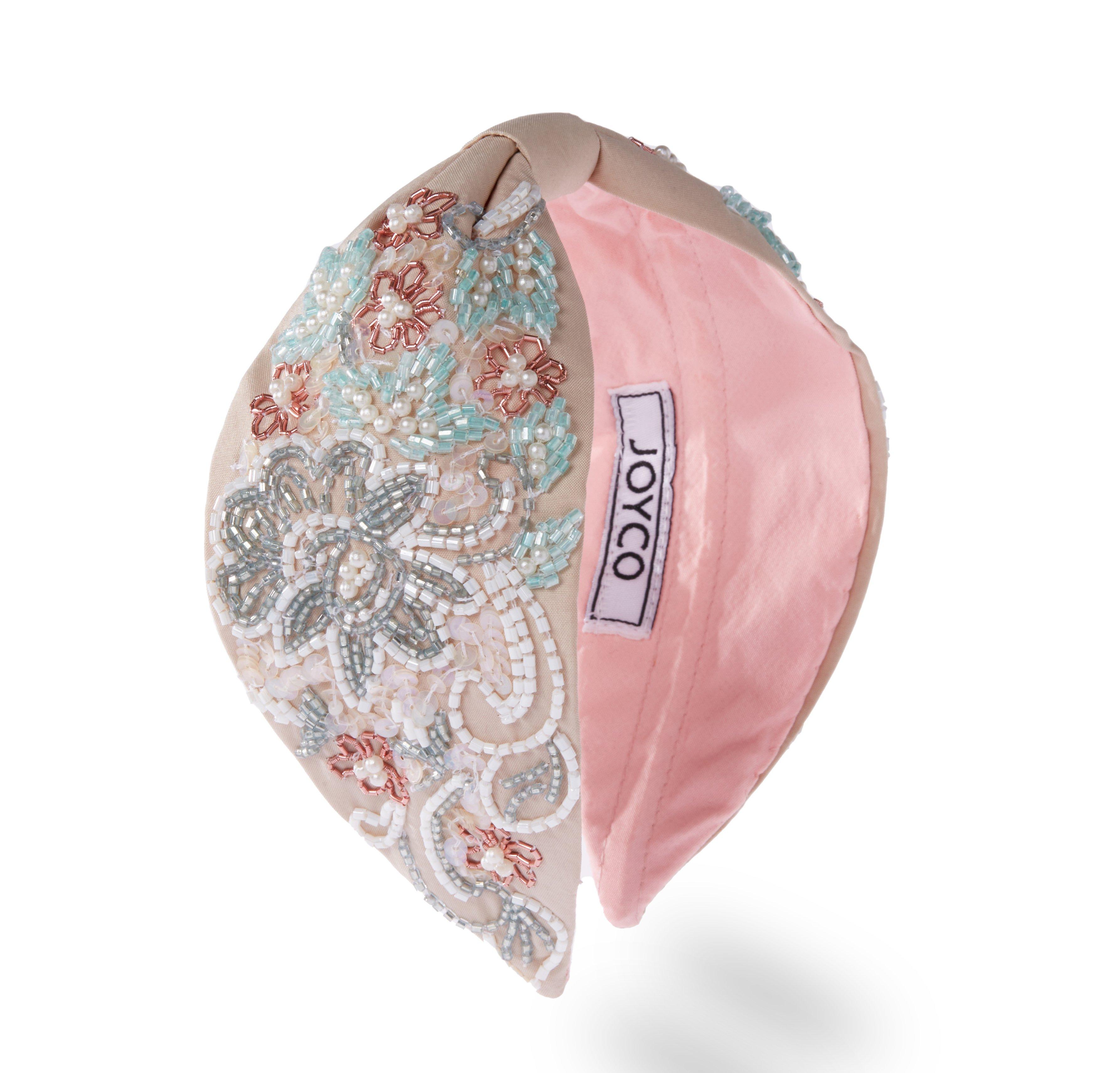 Nadia Headband,Anthropologie X JoyCo, Pink, A504_0049, large image number 0