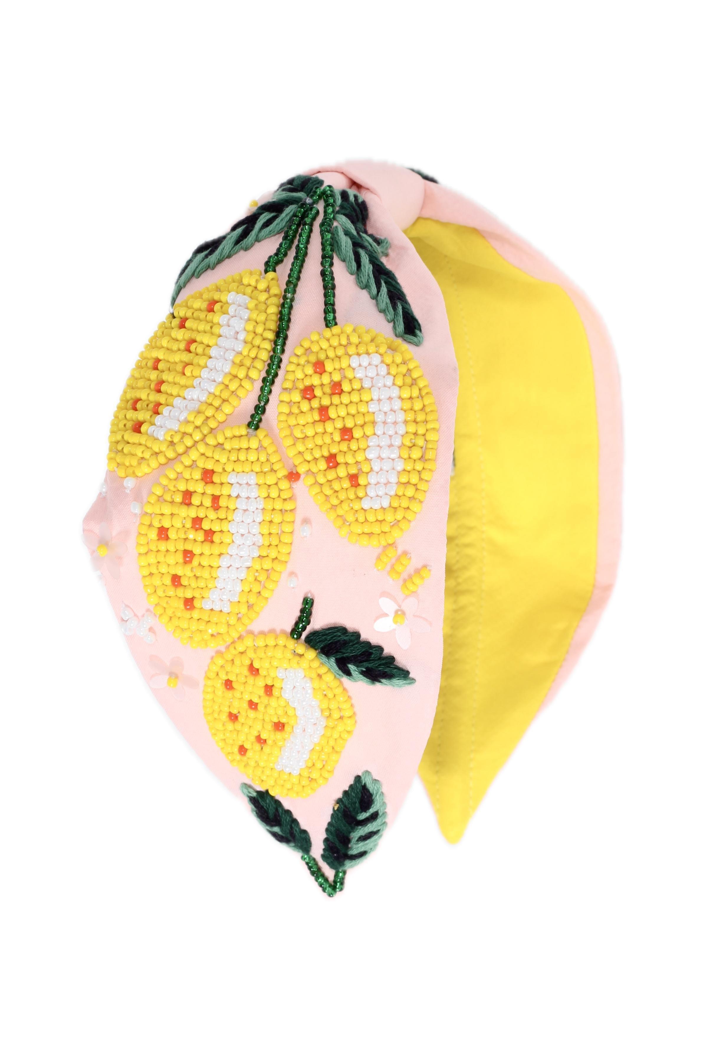 Limone Powder Headband,Anthropologie X JoyCo, Pink, A506_0000, large image number 0