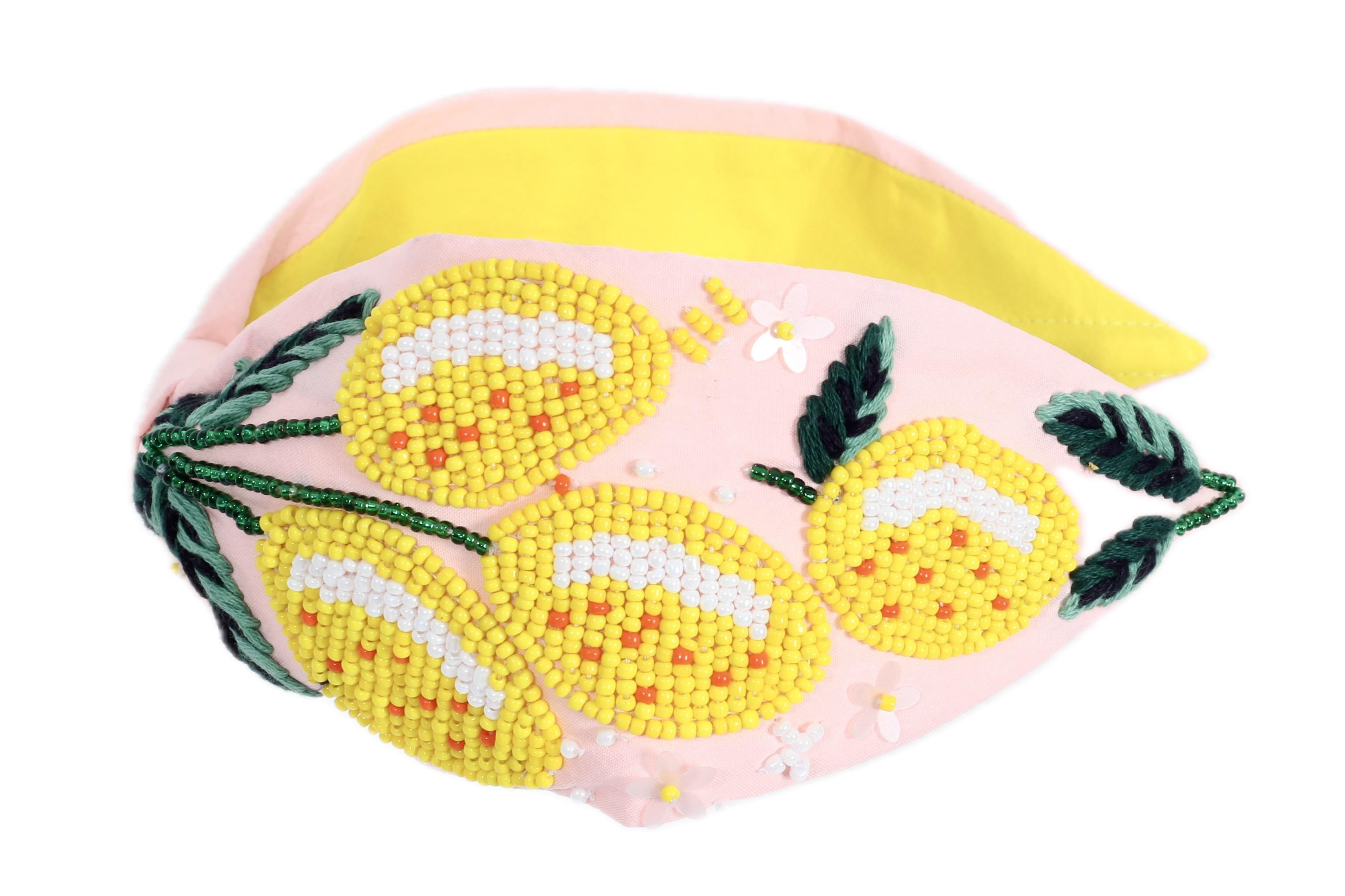 Limone Powder Headband,Anthropologie X JoyCo, Pink, A506_0000, large image number 3