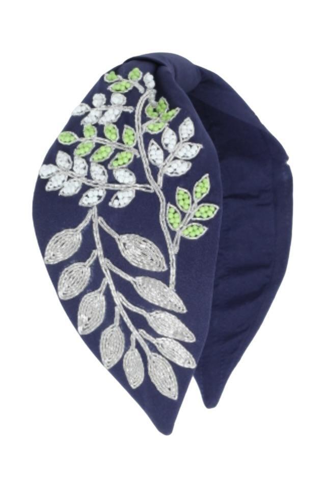Sandy Blue Headband,Anthropologie X JoyCo, Blue, A506_0042, large image number 0