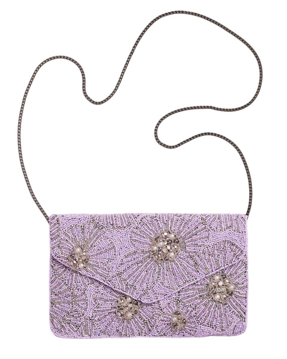Bright Mirage Clutch,Anthropologie X JoyCo, Purple, A506_0055, large image number 0