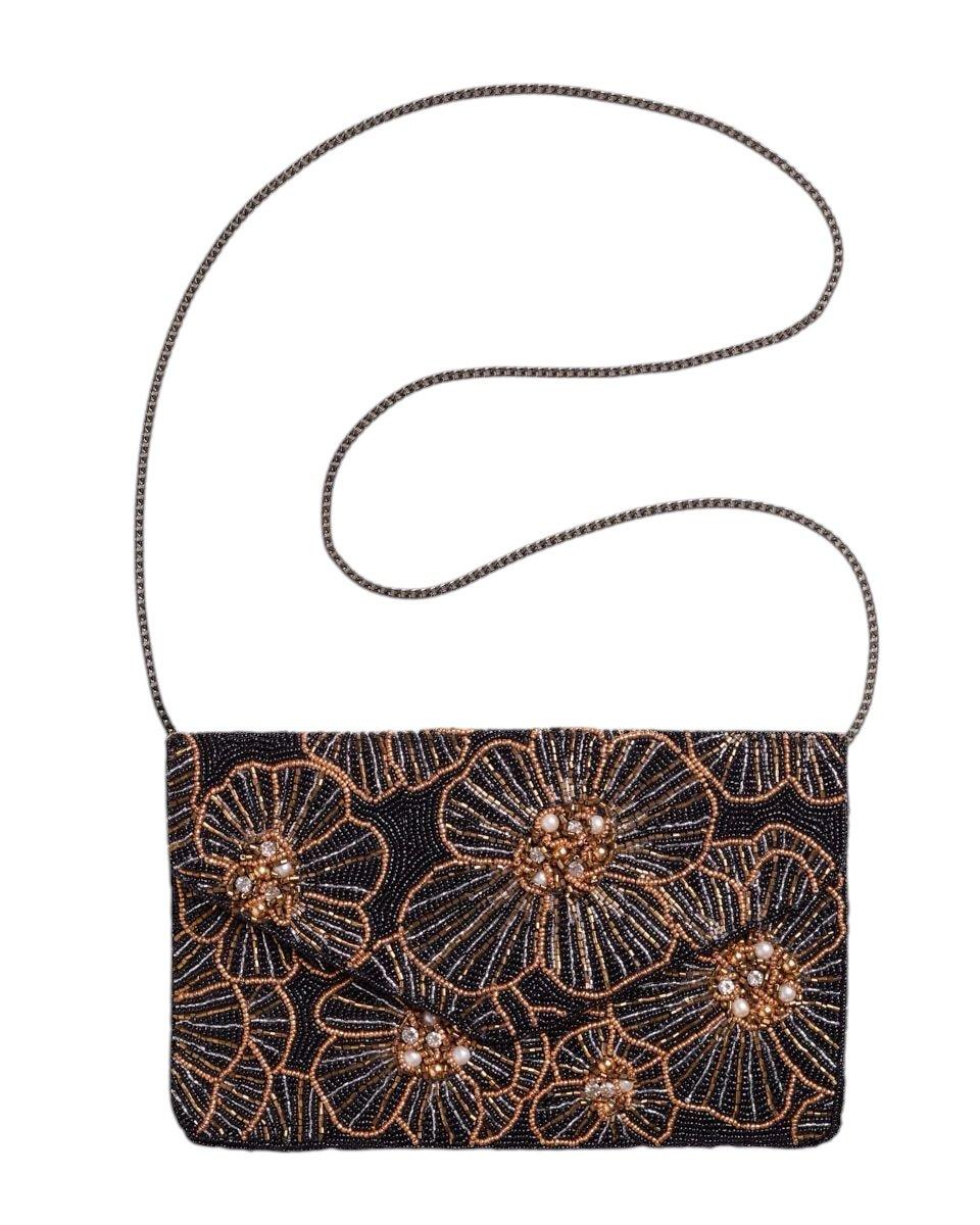 North Aura Clutch,Anthropologie X JoyCo, Black, A506_0009, large image number 0