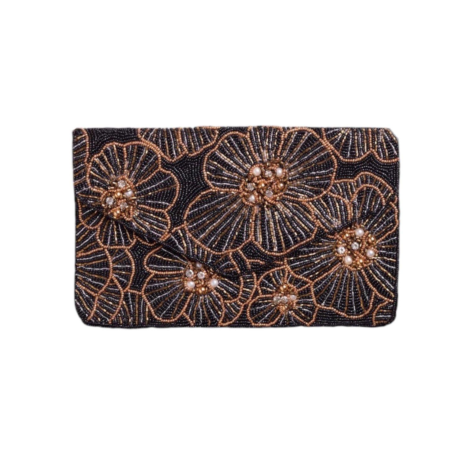 North Aura Clutch,Anthropologie X JoyCo, Black, A506_0009, large image number 1