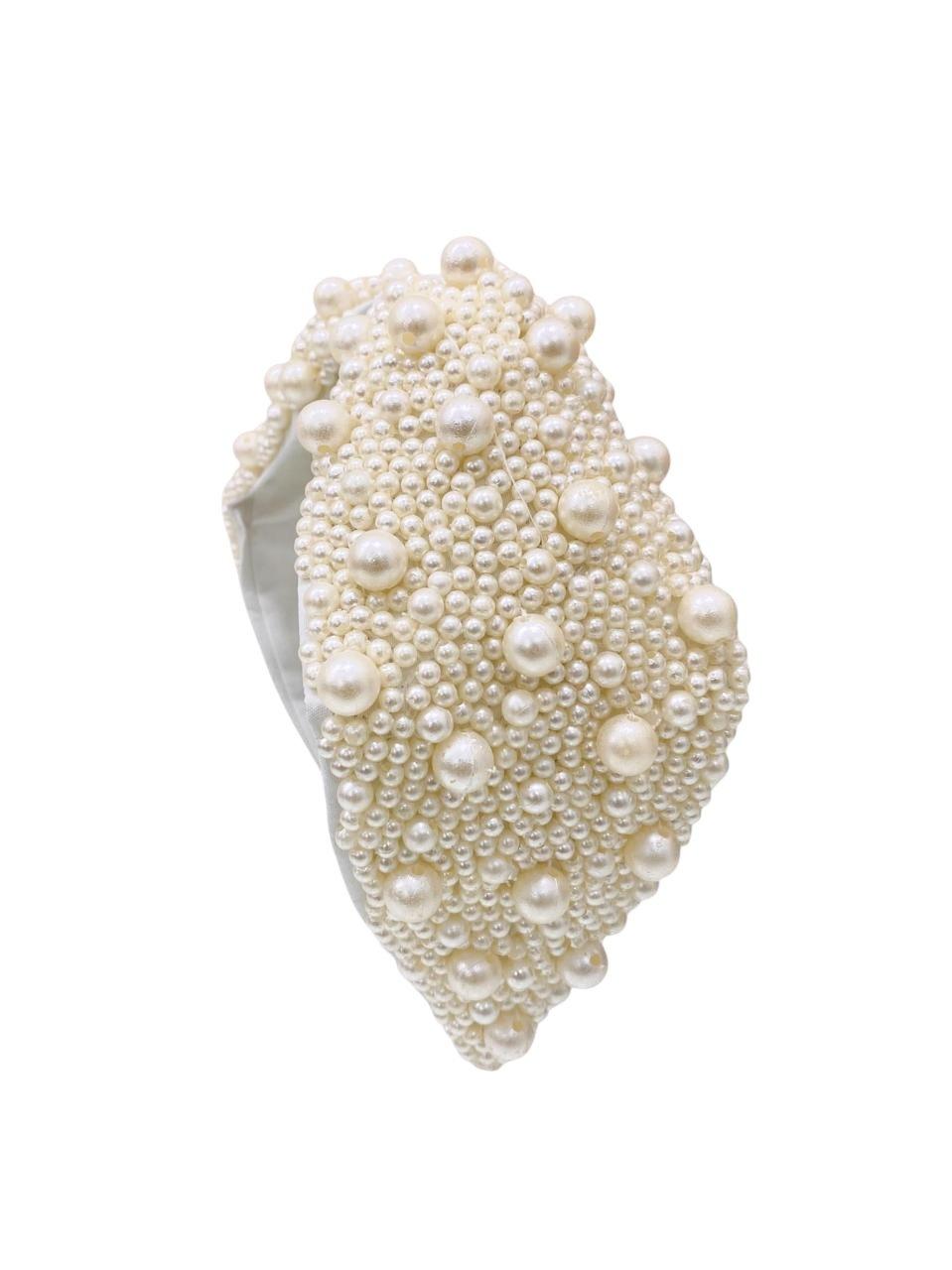 Naiad Headband,Anthropologie X JoyCo, White, A506_0011, large image number 0
