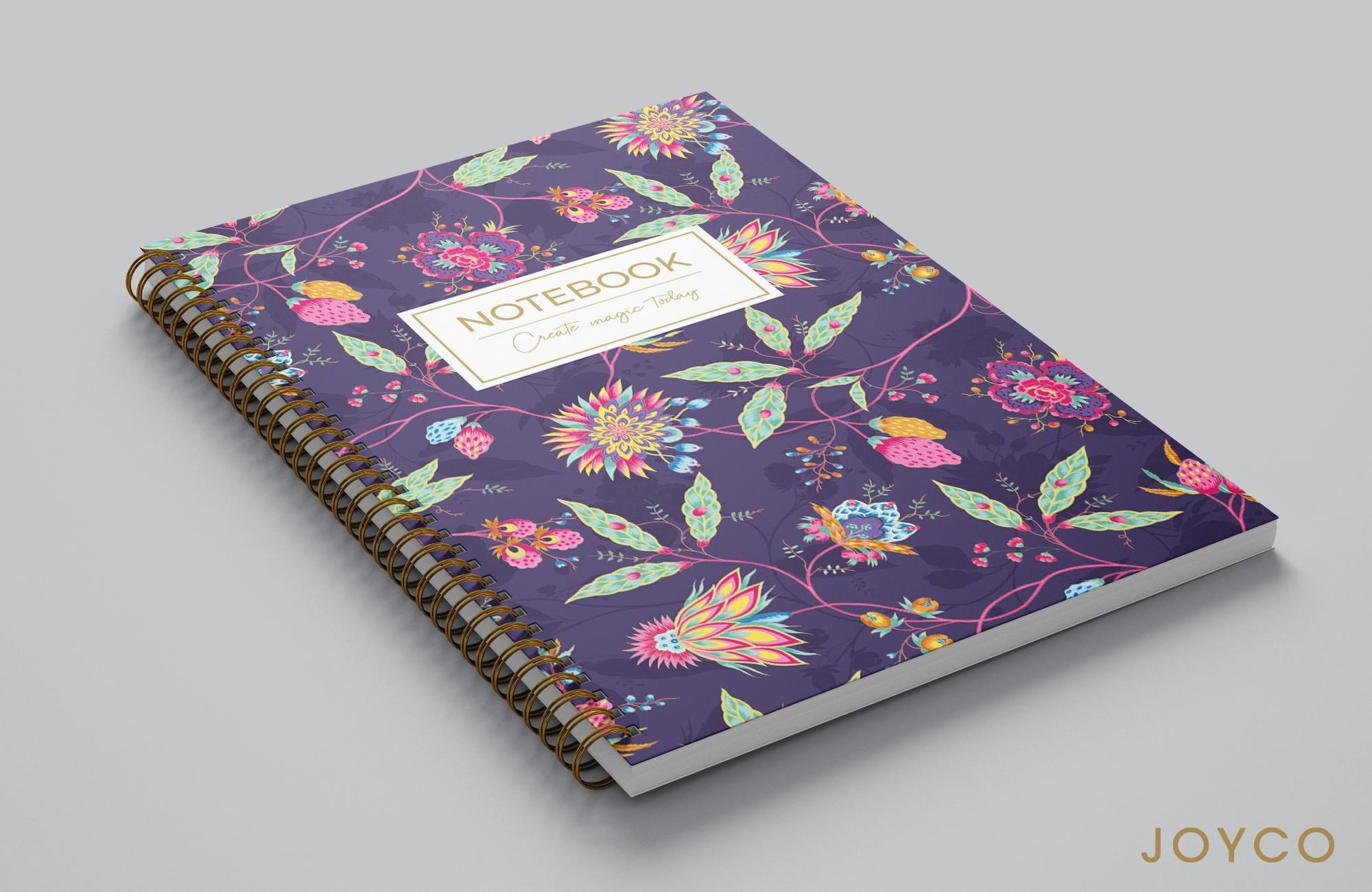 Garden Trails Notebook,Anthropologie X JoyCo, Purple, A506_0041, large image number 0