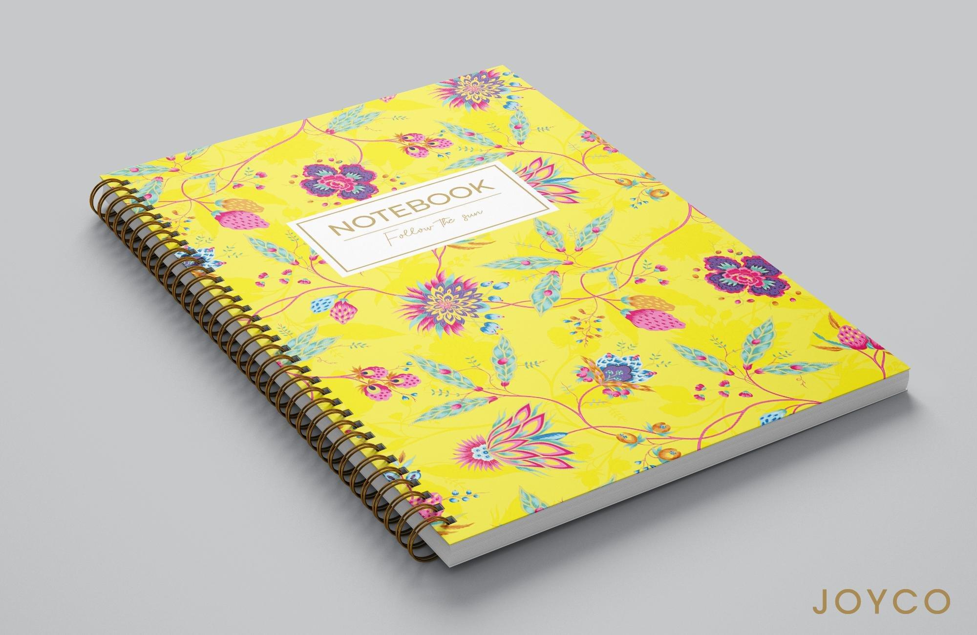 Garden Trails Notebook,Anthropologie X JoyCo, Yellow, A504_0079, large image number 0