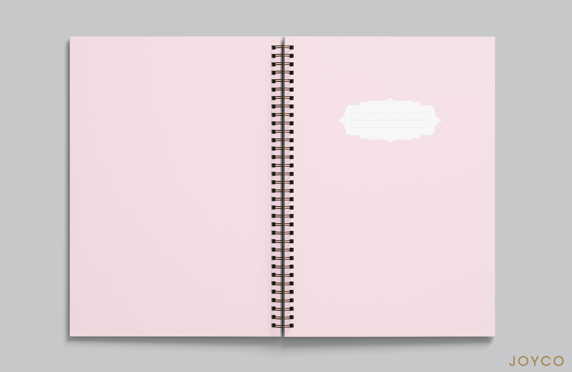 Joyco Spiral Notebook, Pink, A506_0066, large image number 1