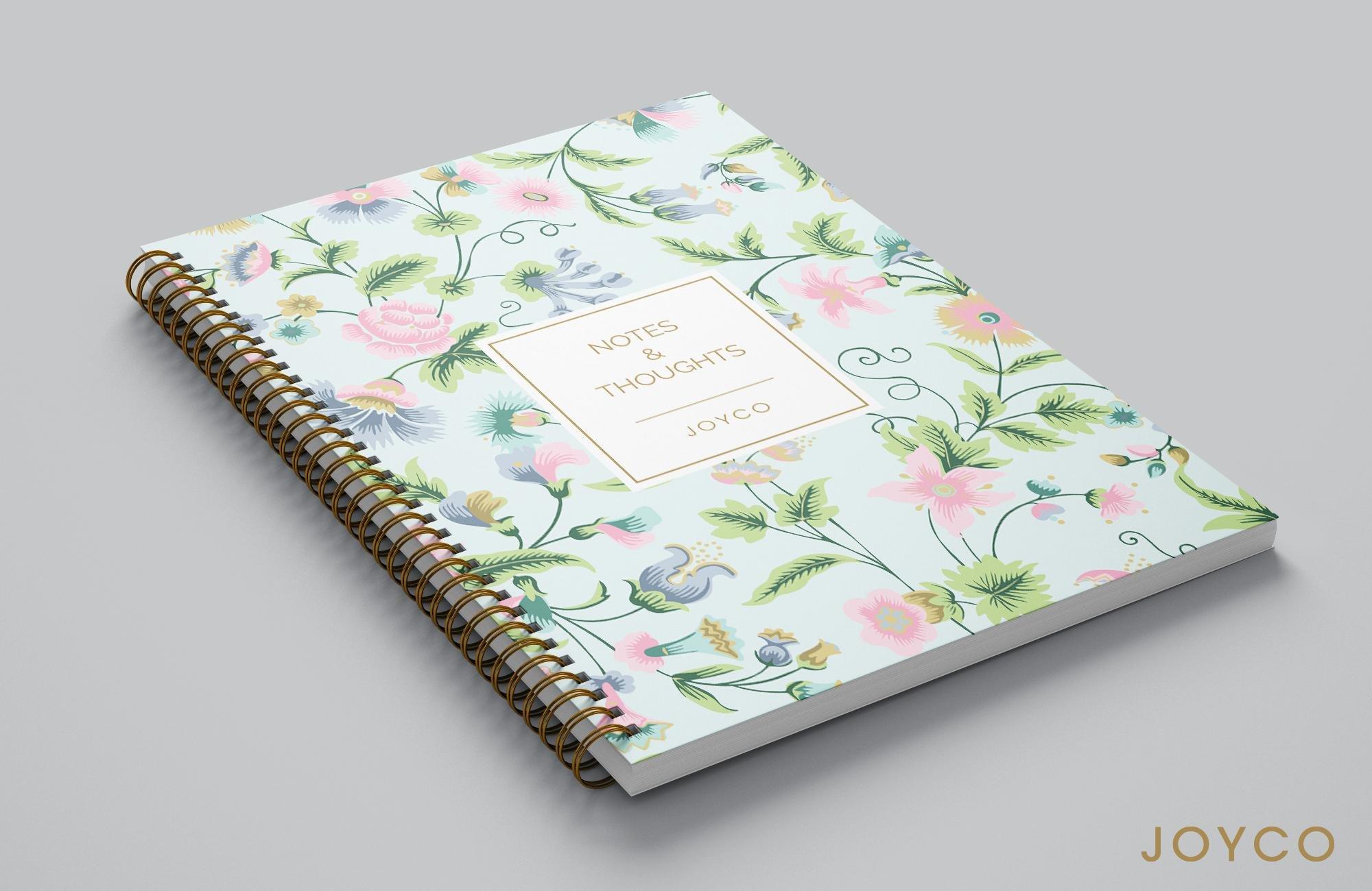 Vintage Florals Notebook,Anthropologie X JoyCo, Blue, A504_0045, large image number 0