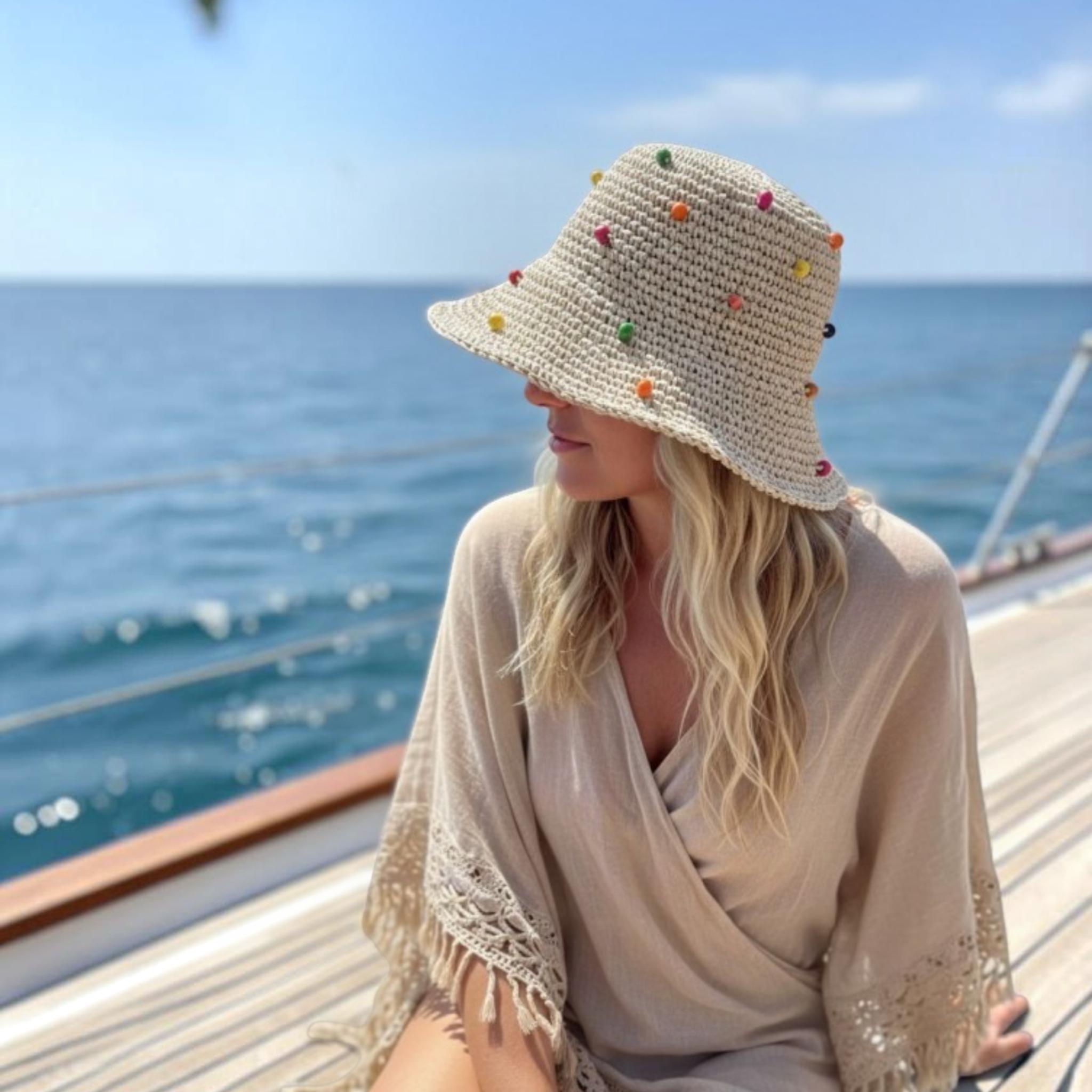 Paloma Hat, Beige, , medium