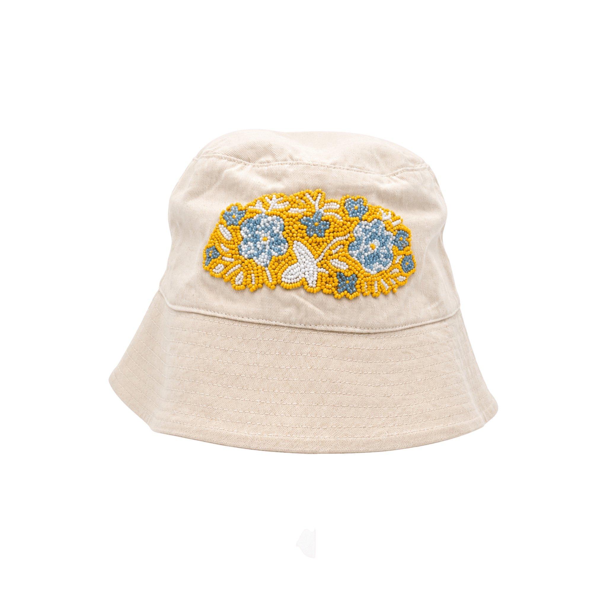 Soleil Bloom Embroidered Hat, Multicolour, , medium
