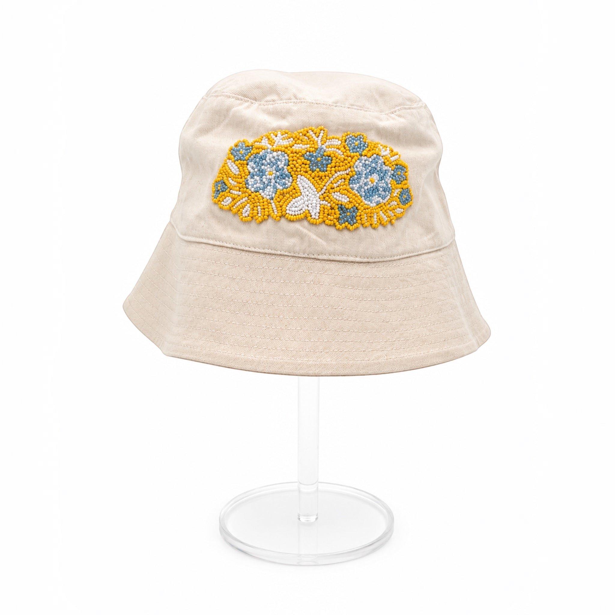 Soleil Bloom Embroidered Hat, Multicolour, , medium