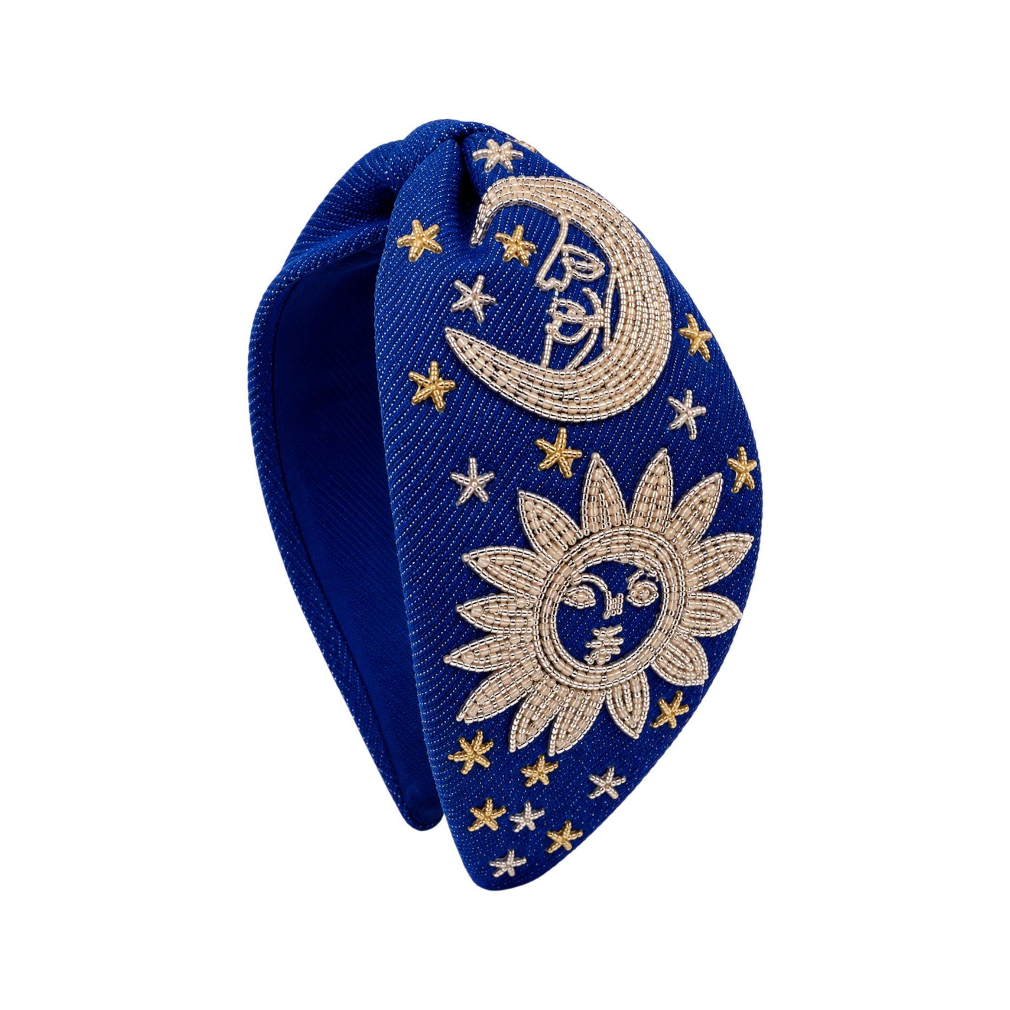 Moon Headband, Blue, , large image number 0
