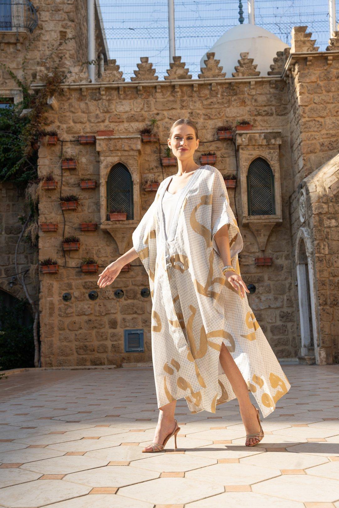Tansy Kaftan, Gold, A515_0070, large image number 0