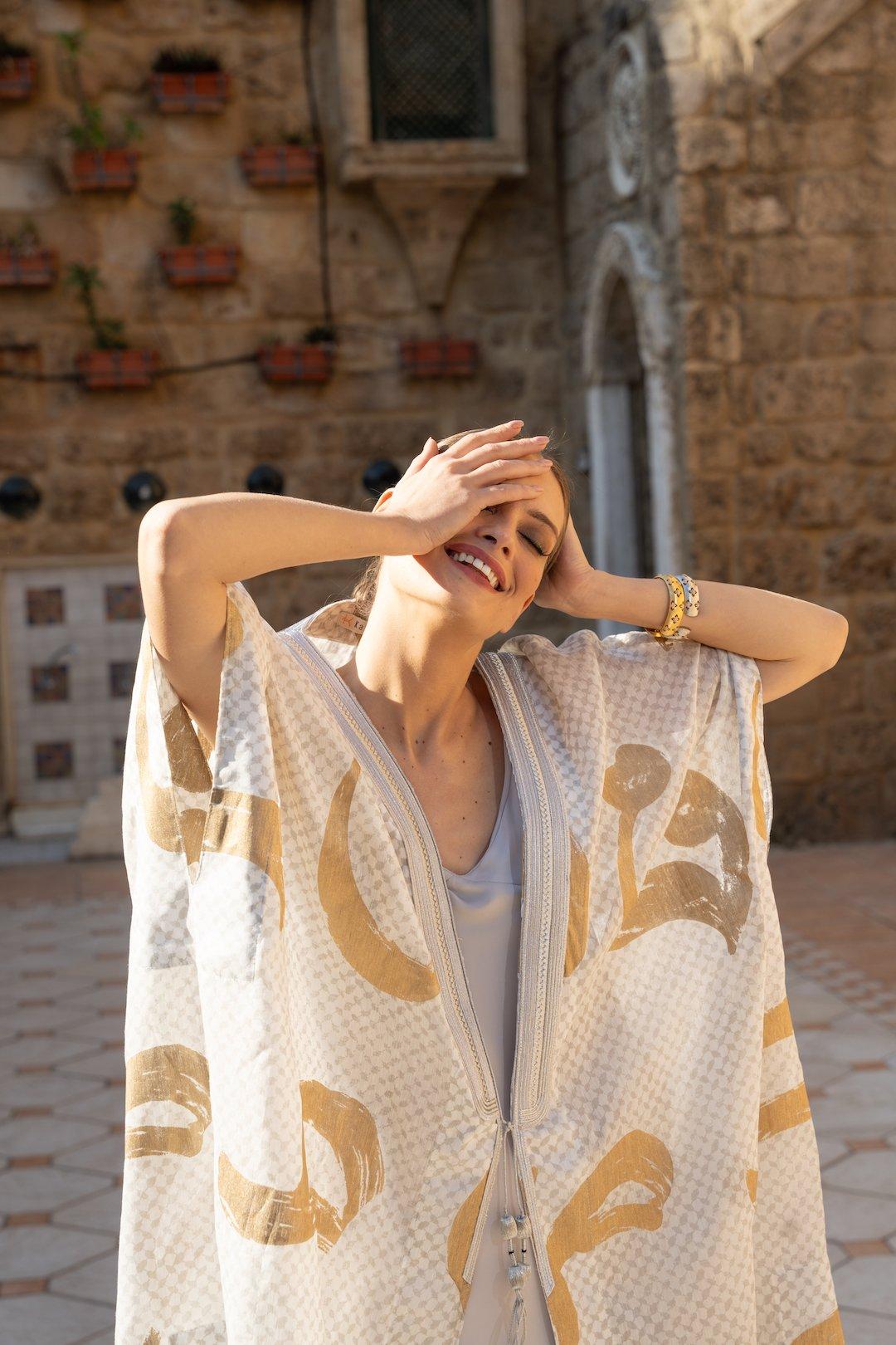 Tansy Kaftan, Gold, A515_0070, large image number 1