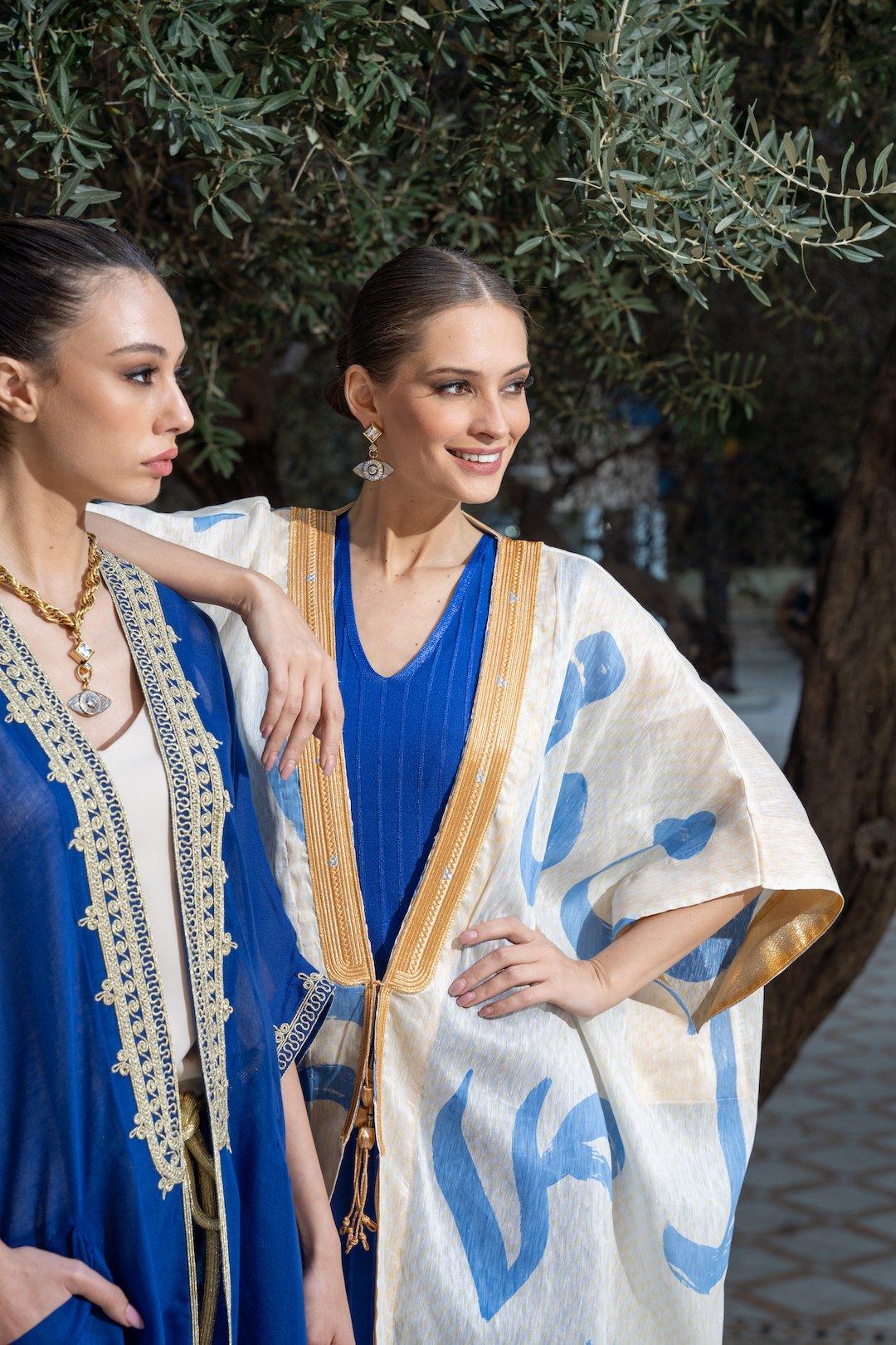Tansy Kaftan, Blue, , large image number 0