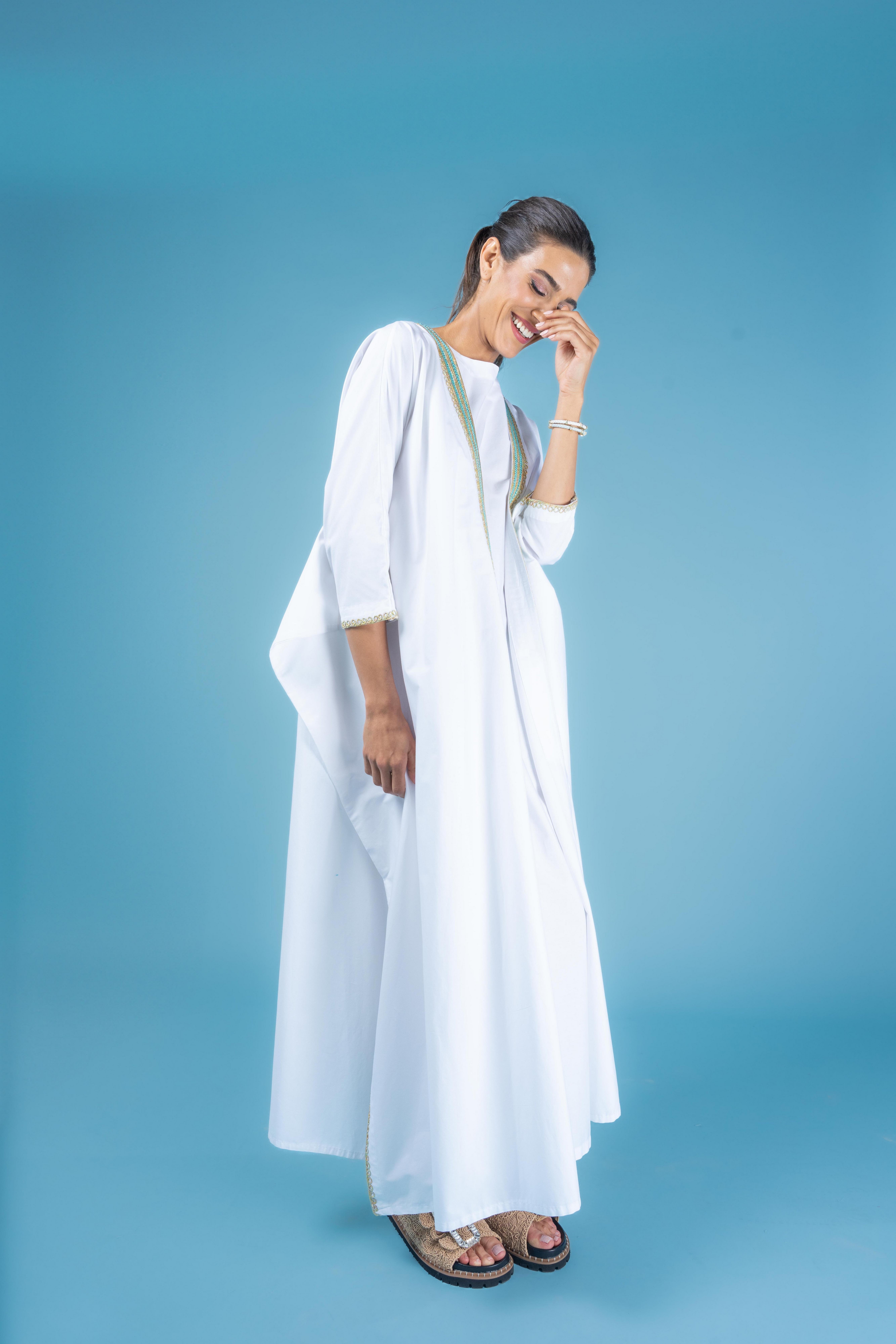 Tropica Kaftan Anthropologie x Kaftish, Blue, A515_0010, large image number 0
