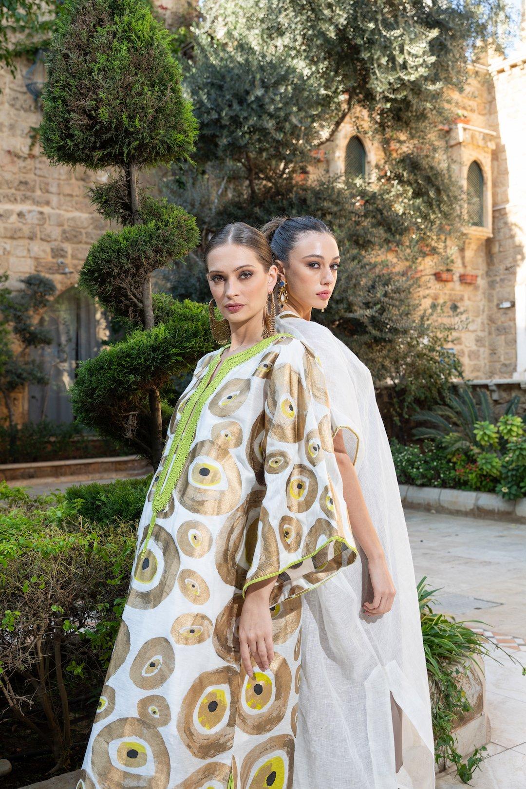 Vivid Bisht Anthropologie x Kaftish, Gold, A515_0070, large image number 3