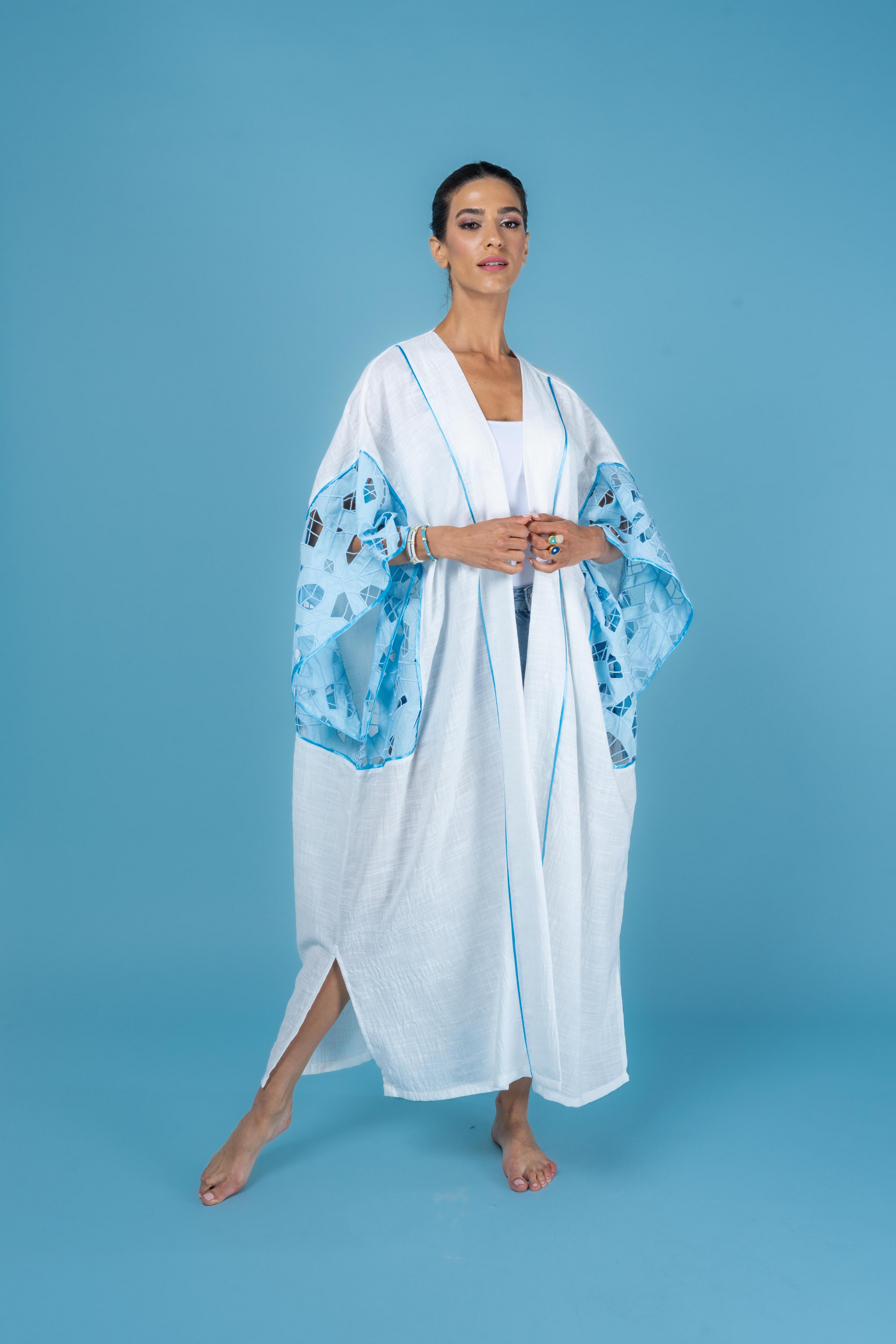 Camelia Kaftan, White, , large image number 0