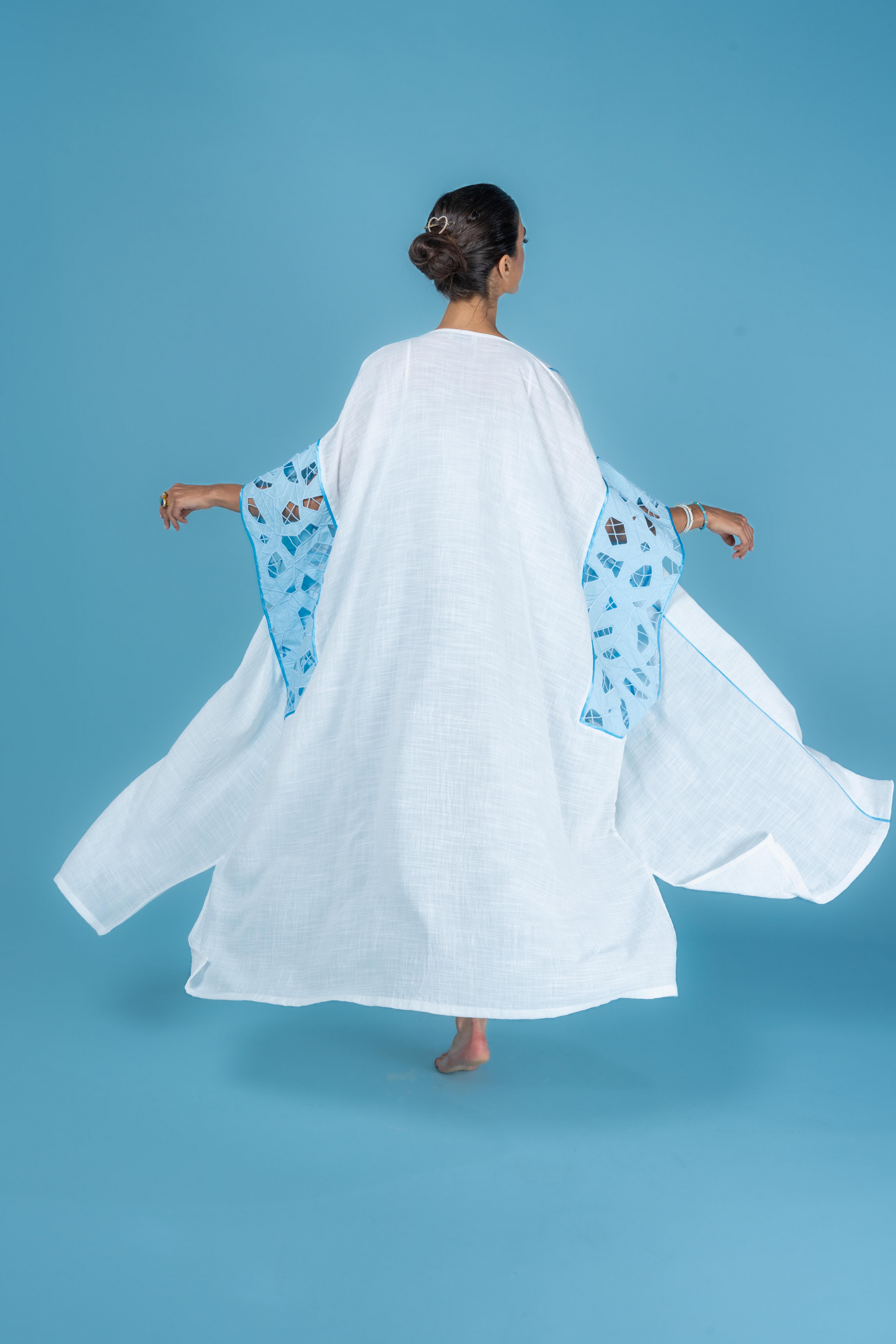 Camelia Kaftan, White, , large image number 4