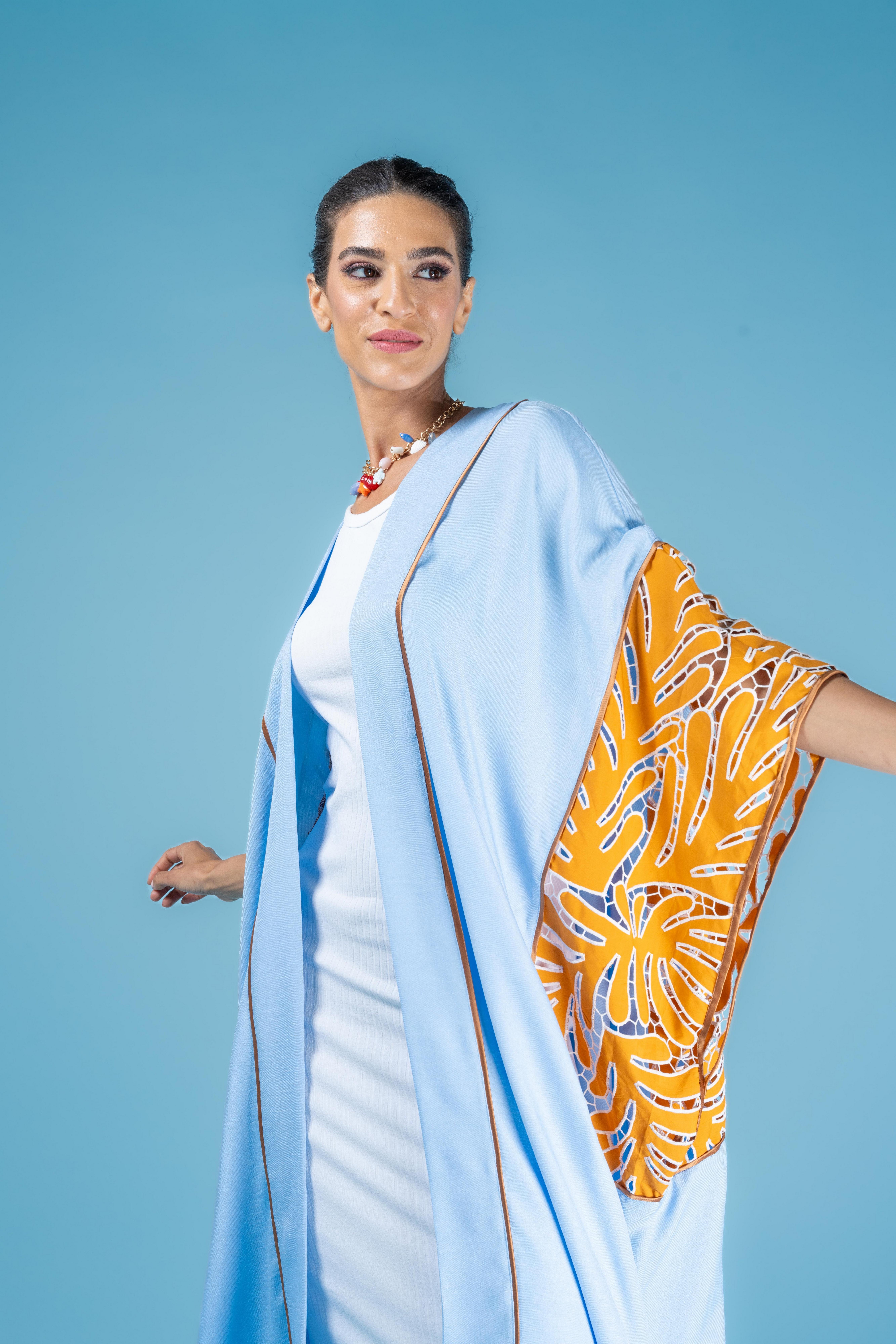 Camelia Kaftan, Blue, , large image number 0