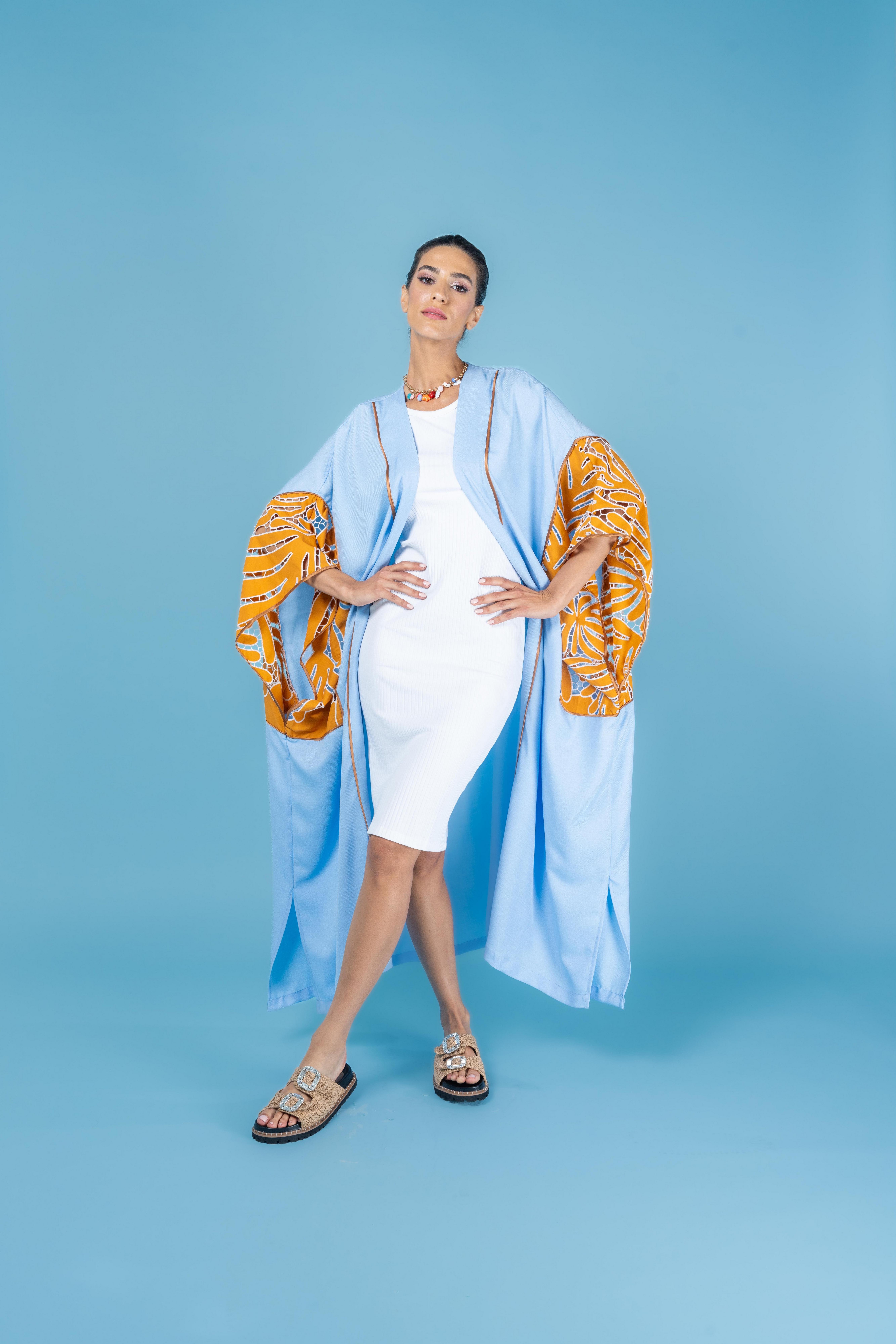Camelia Kaftan, Blue, , large image number 4