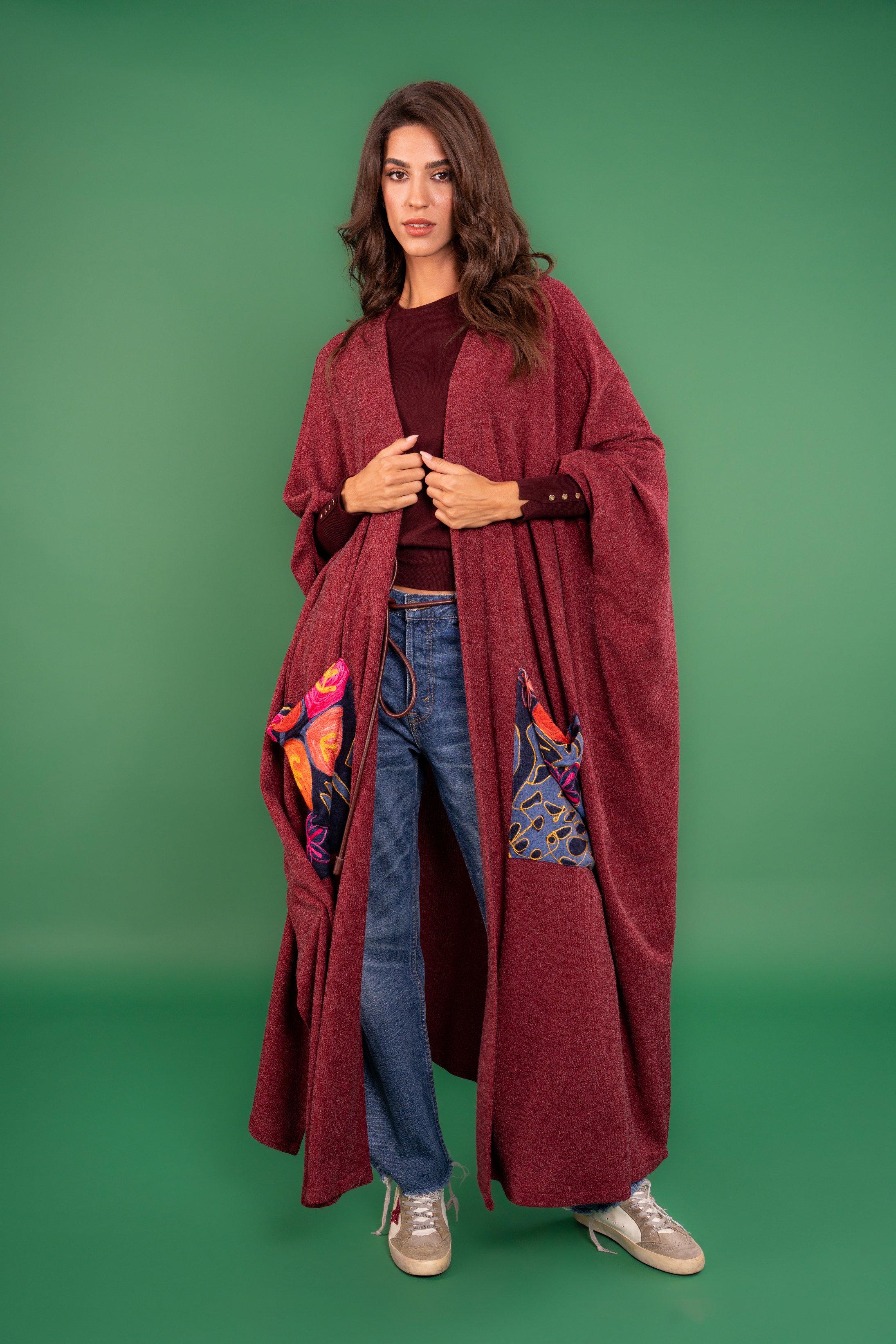 Eclipse Light, Anthropologie X Kaftish, Burgundy, A515_0061, large image number 0