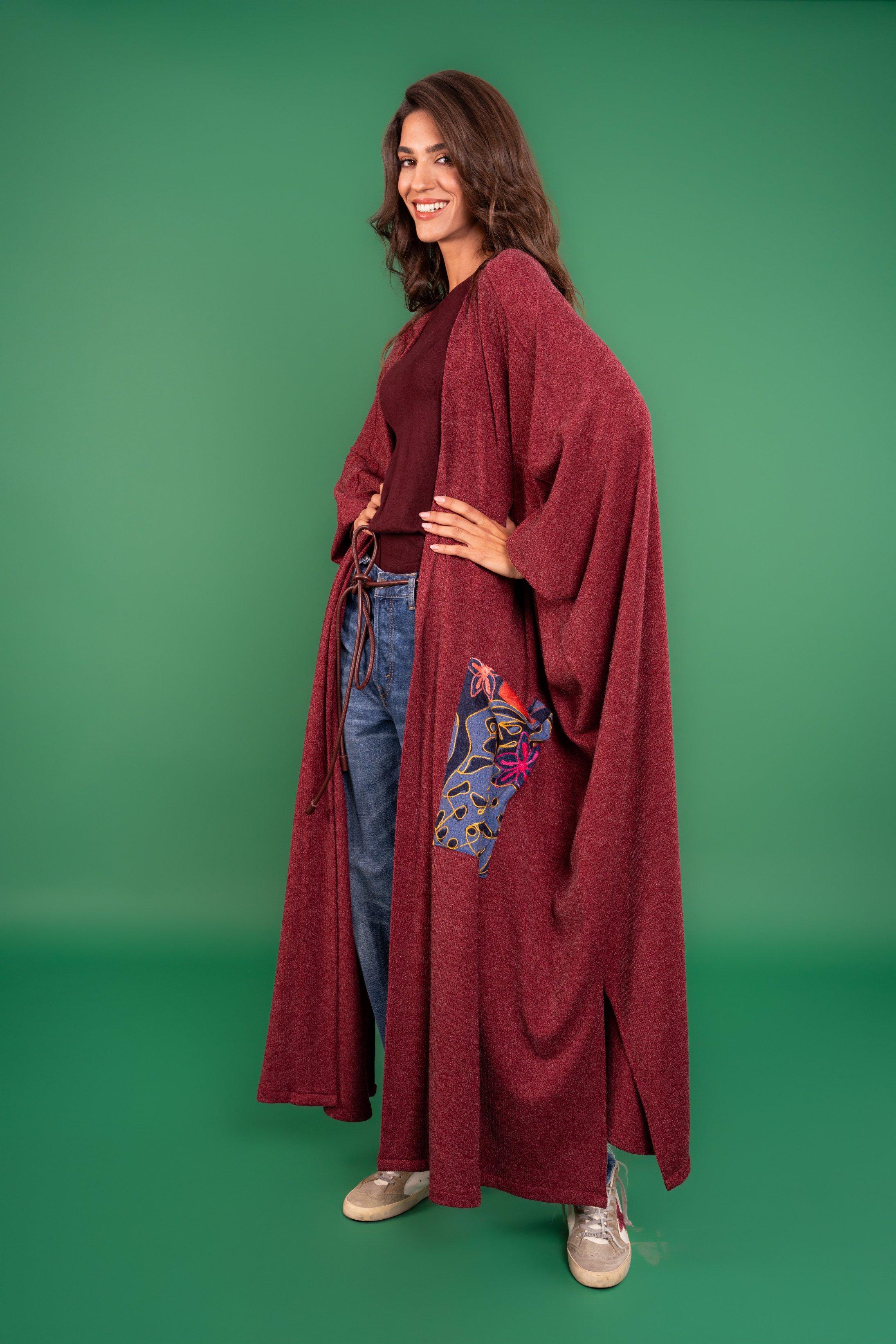 Eclipse Light, Anthropologie X Kaftish, Burgundy, A515_0061, large image number 1