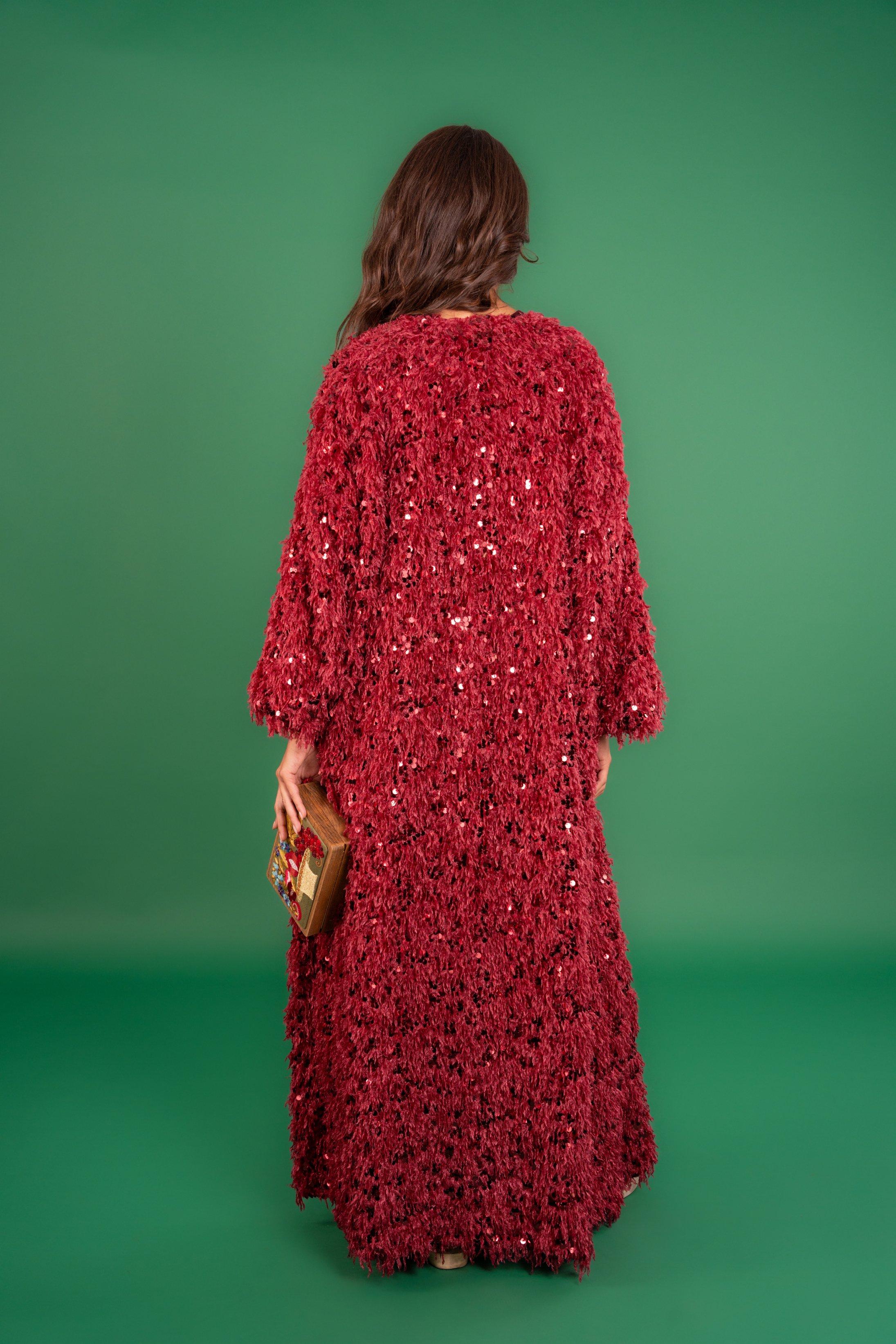 Flowline, Anthropologie X Kaftish, Burgundy, A515_0061, large image number 3