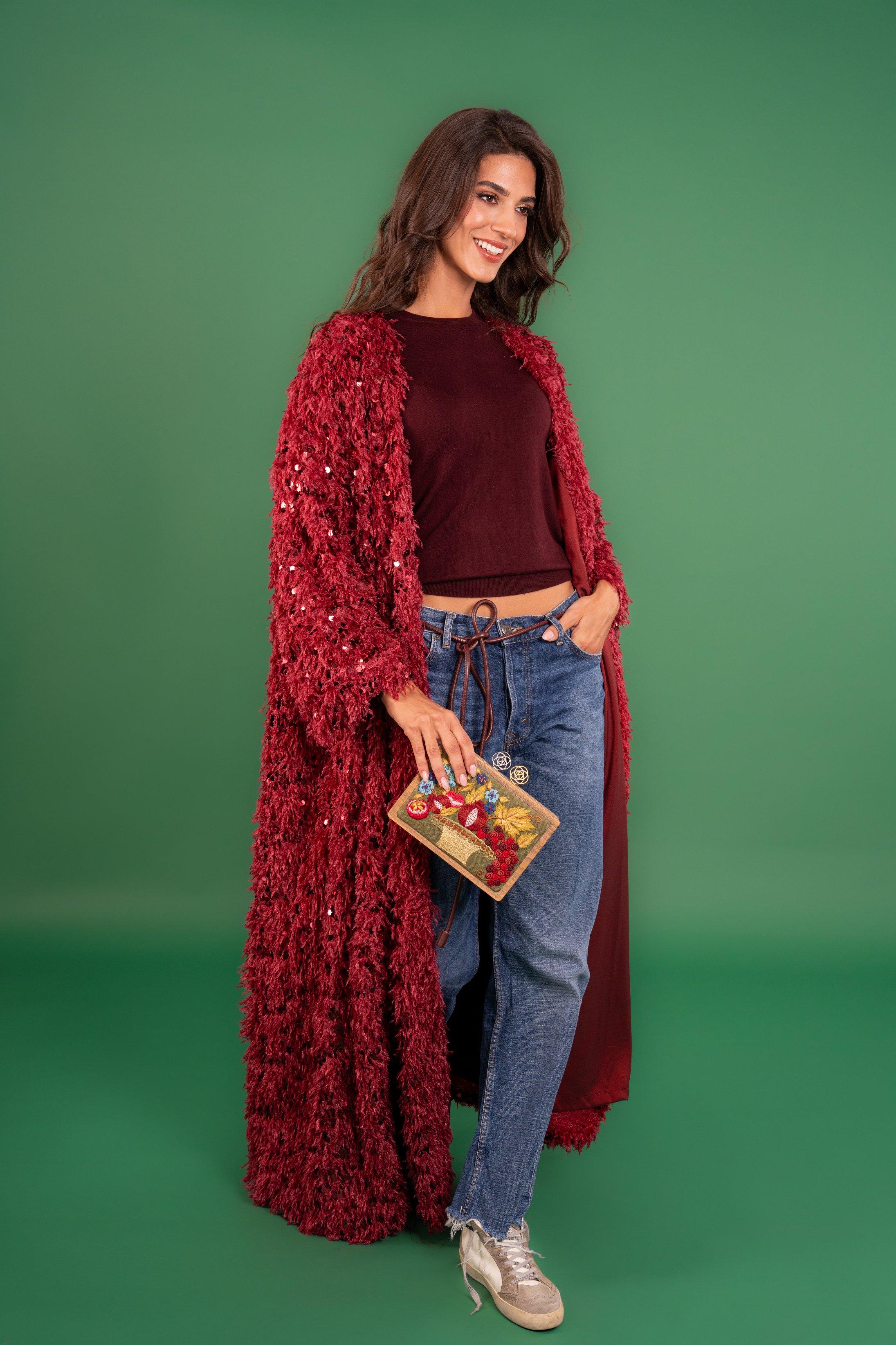 Flowline, Anthropologie X Kaftish, Burgundy, A515_0061, large image number 4