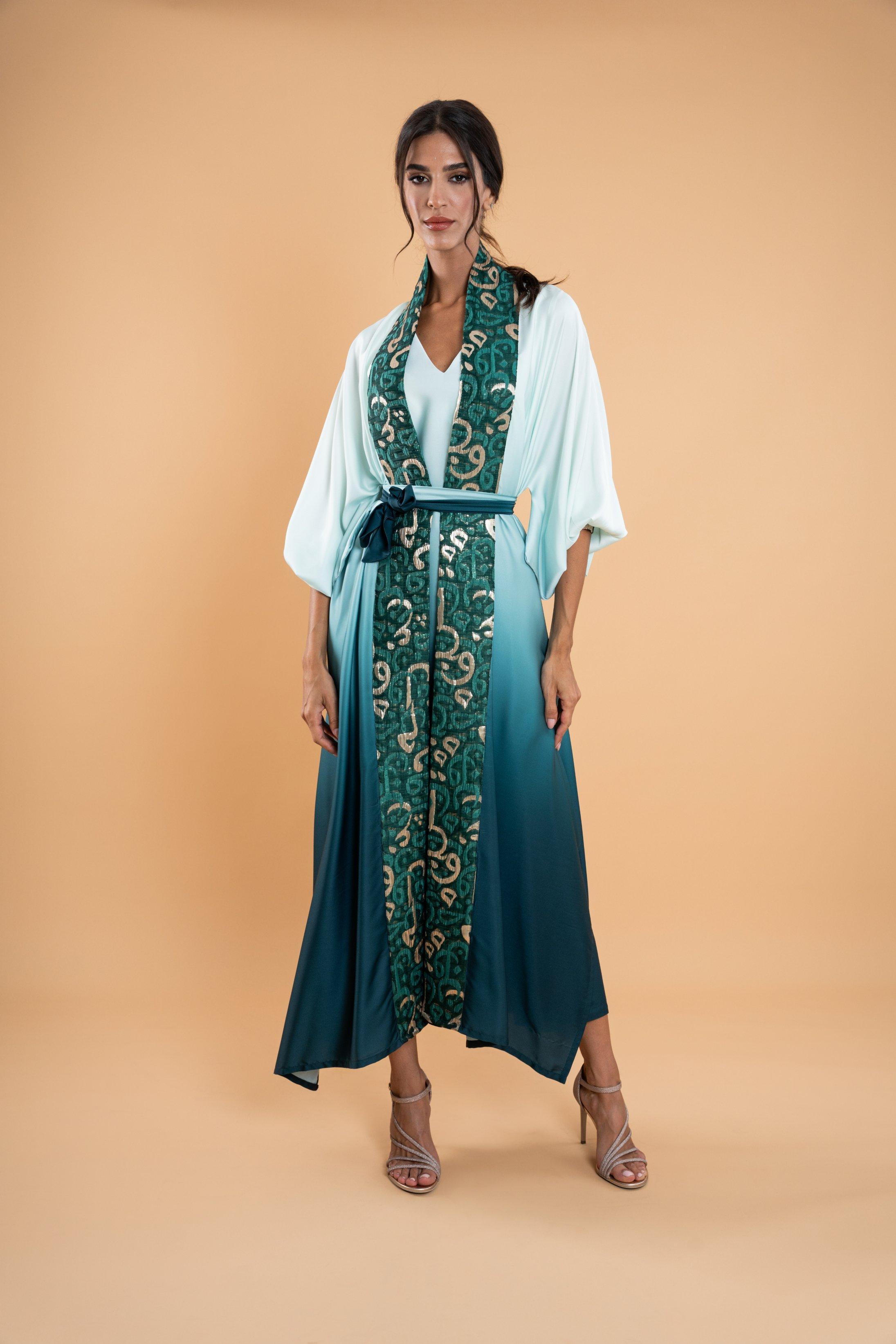 Rihan, Anthropologie X Kaftish, Green, A515_0038, large image number 0