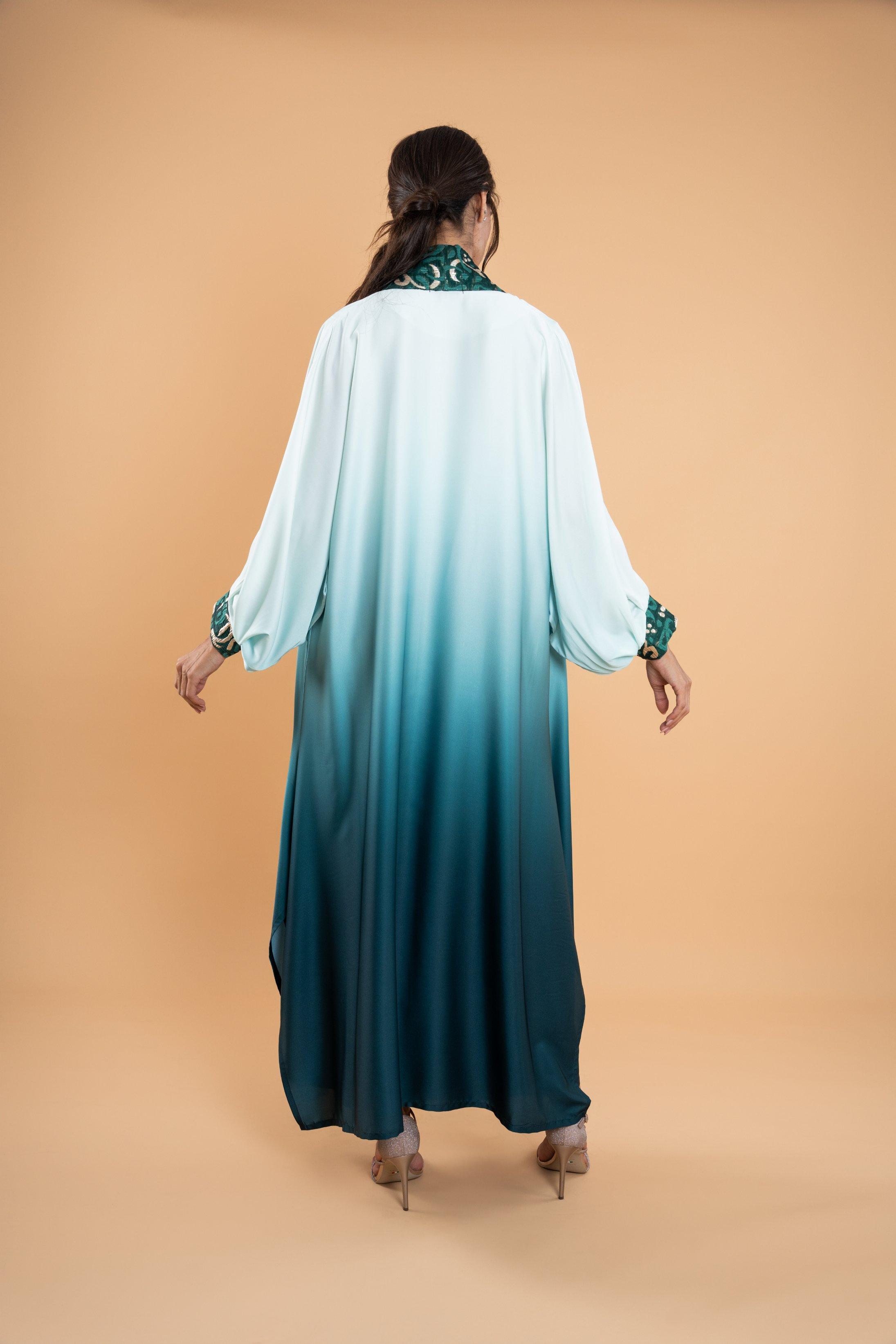 Rihan, Anthropologie X Kaftish, Green, A515_0038, large image number 3