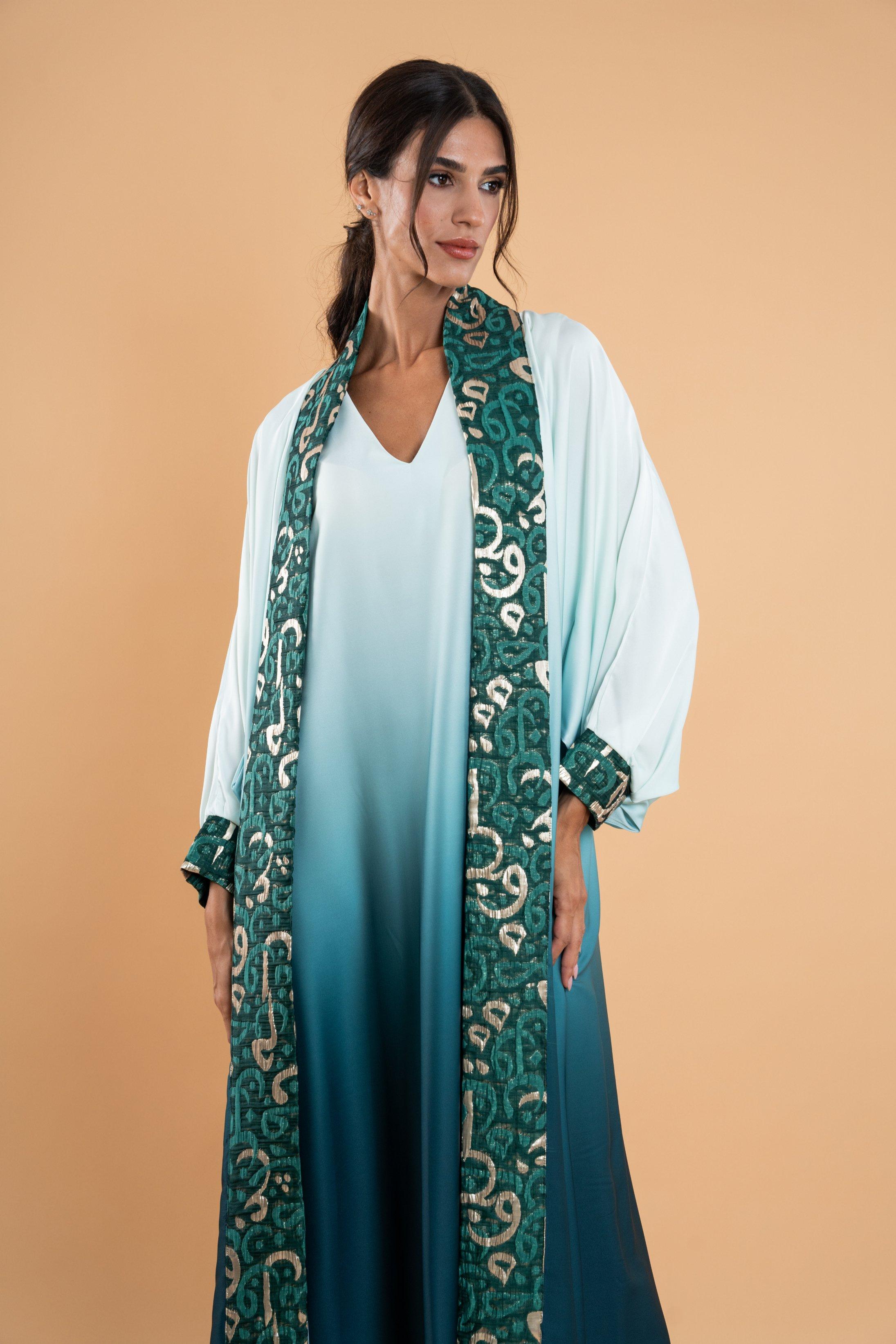 Rihan, Anthropologie X Kaftish, Green, A515_0038, large image number 4
