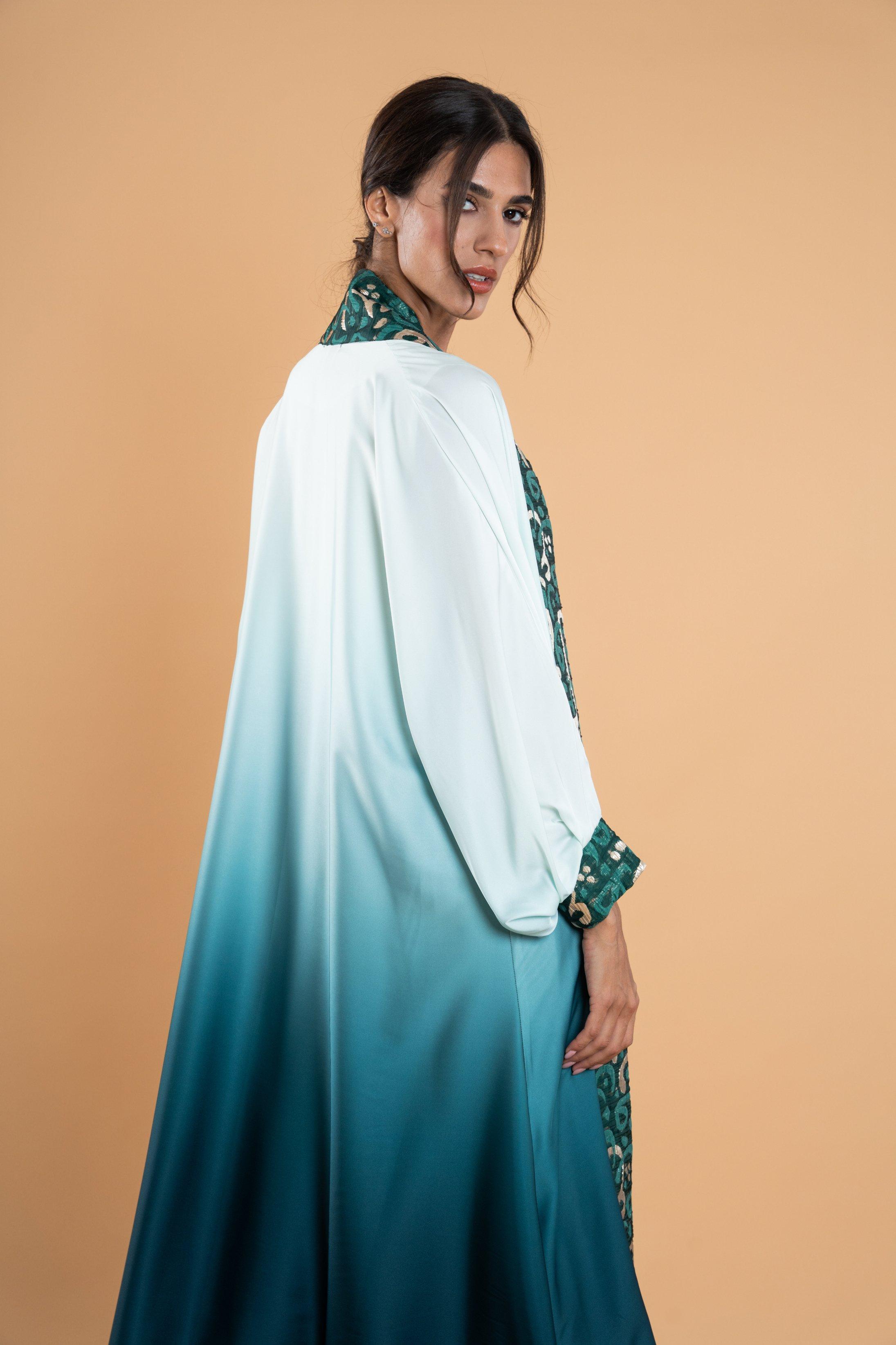 Rihan, Anthropologie X Kaftish, Green, A515_0038, large image number 5