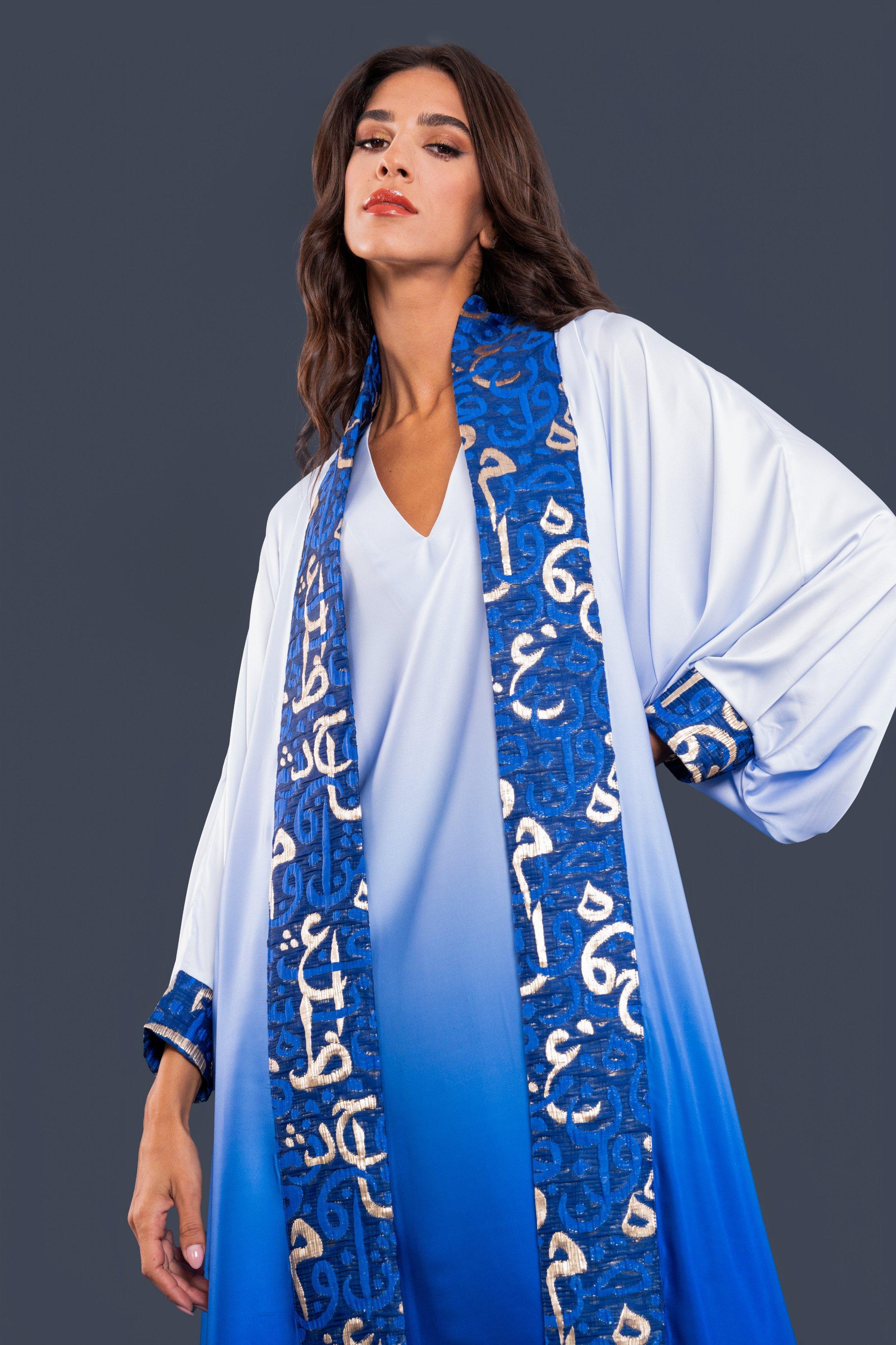 Rihan, Anthropologie X Kaftish, Blue, A515_0049, large image number 5