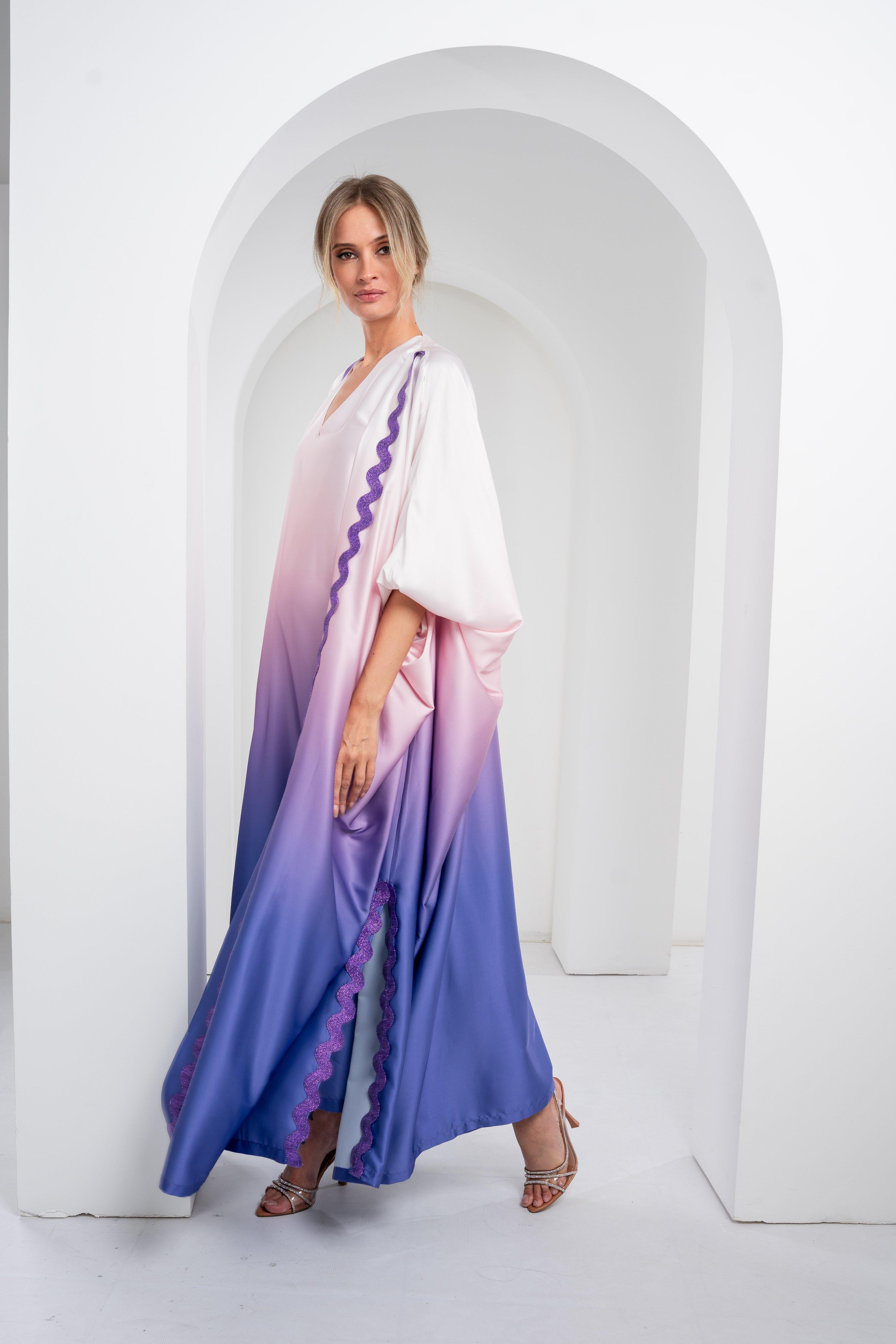 Nouran, Anthropologie X Kaftish, Pink, A515_0059, large image number 2