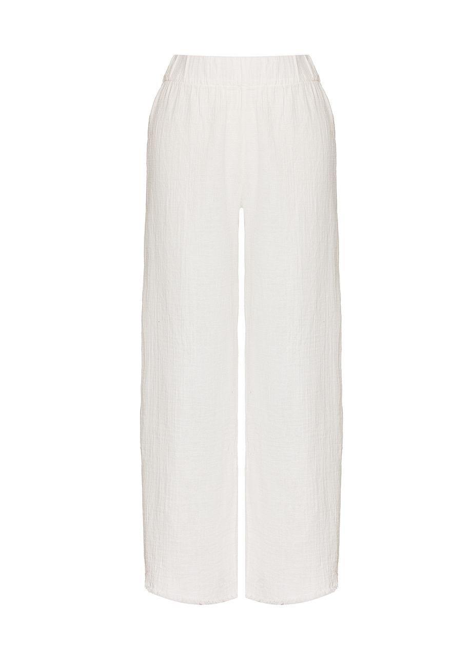 Anthropologie Muslin Pants, White, , large image number 1