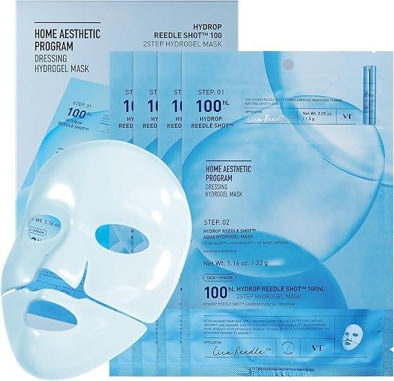 VT HYDROP REEDLE SHOT&reg; 100hL 2STEP HYDROGEL MASK, A539_NA, medium