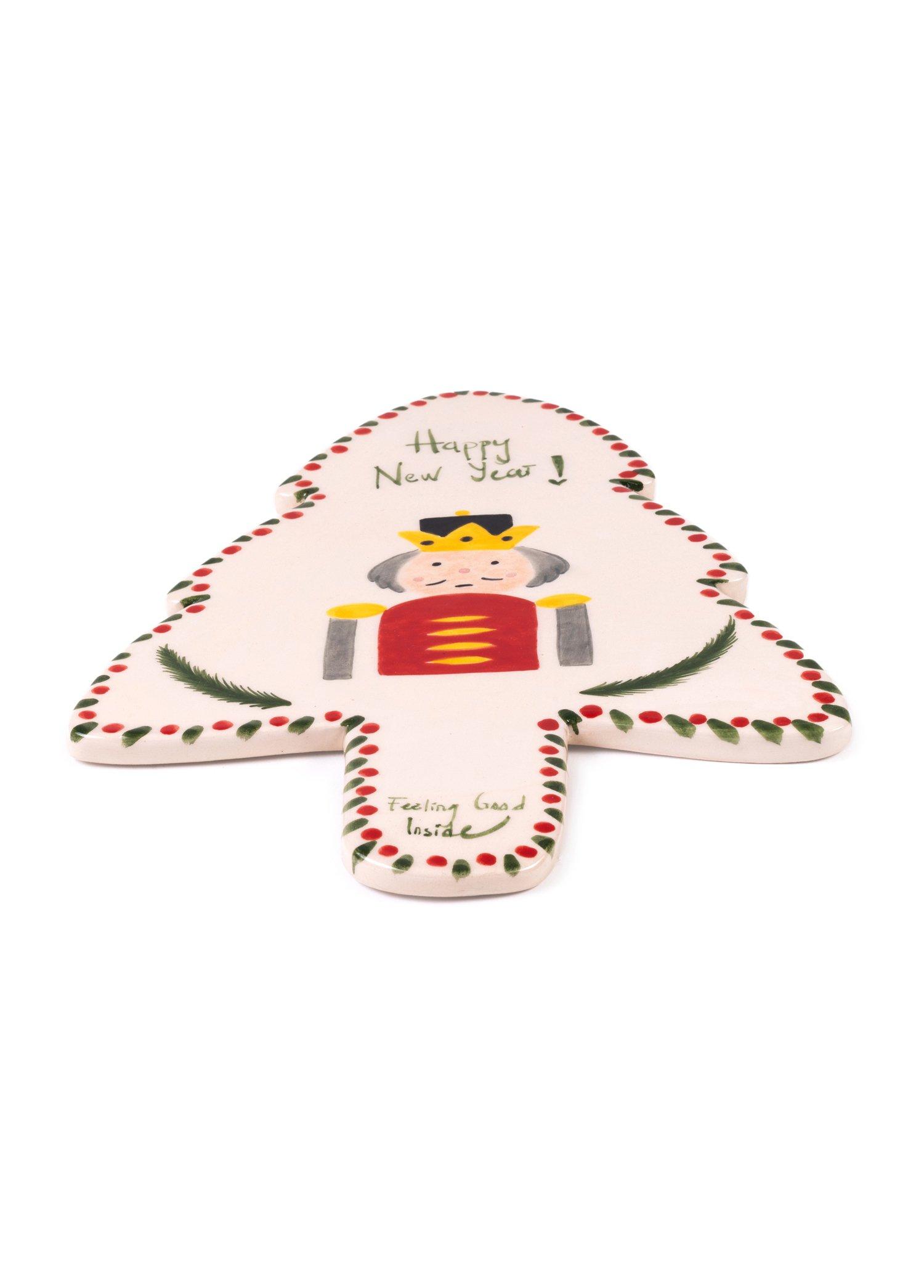 Holly Jolly Lolly Collection- Cherry Berry Cheese Table, Anthropologie X FGI, Red, , large image number 1