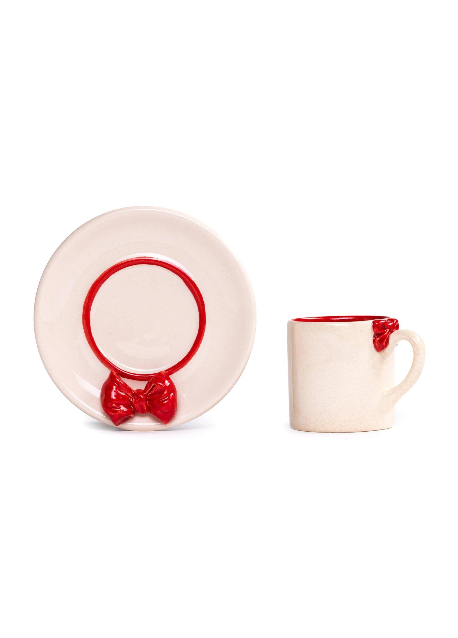 Holly Jolly Lolly Collection- Turkish Coffee Cup, Anthropologie X FGI, Red, A516_HJL, large image number 0