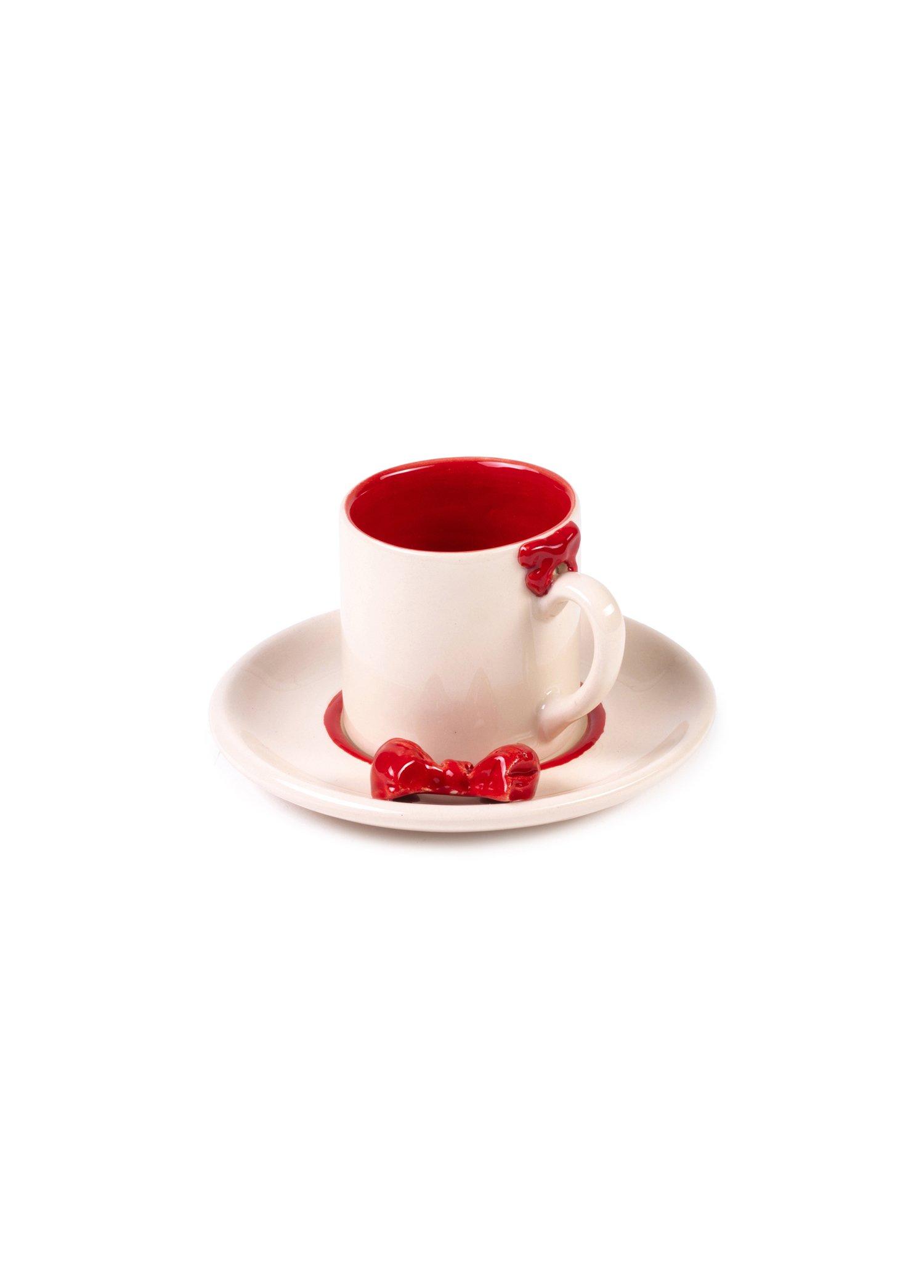 Holly Jolly Lolly Collection- Turkish Coffee Cup, Anthropologie X FGI, Red, A516_HJL, large image number 1