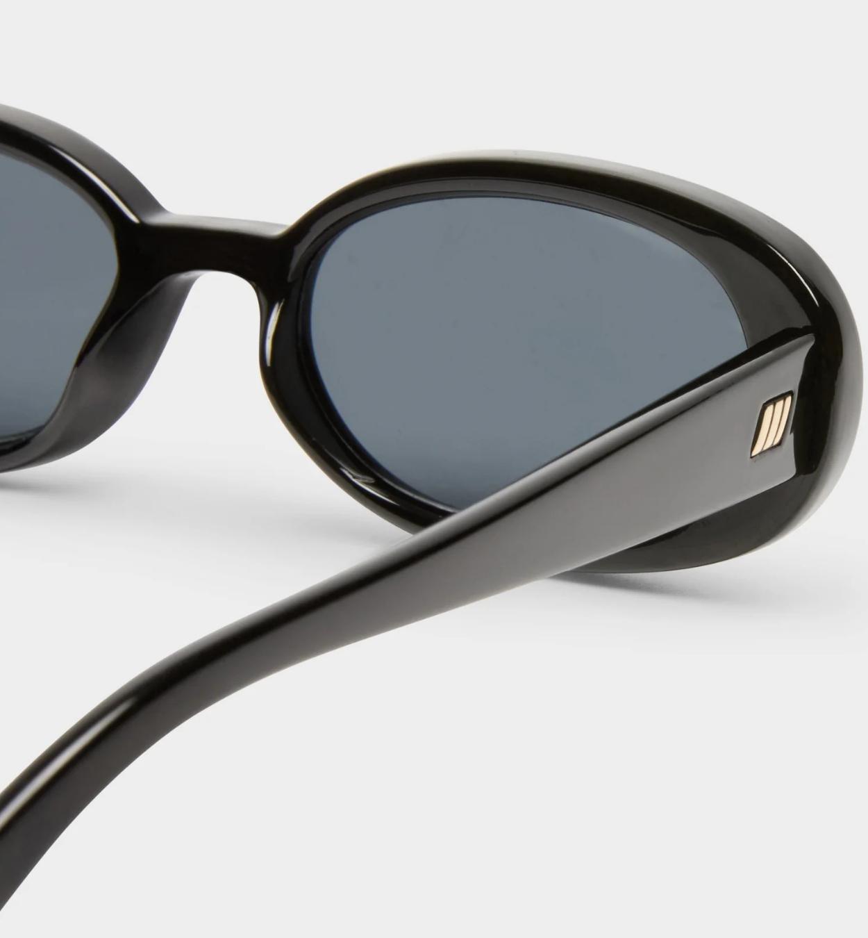 Oval Frame Sunglasses, Black, A532_BLACK, large image number 6