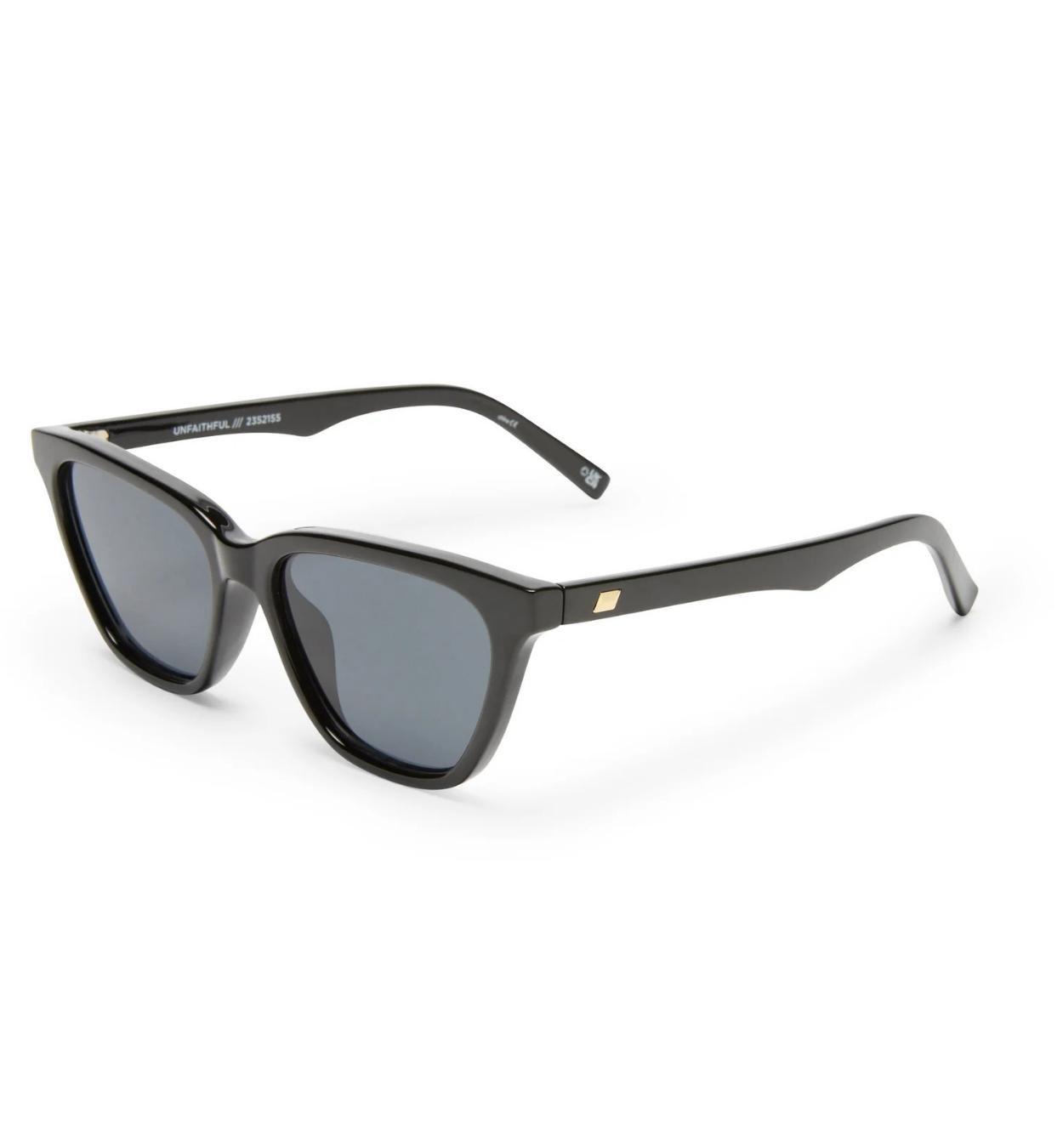 Cat-Eye Frame Sunglasses, Black, A532_BLACK, large image number 3