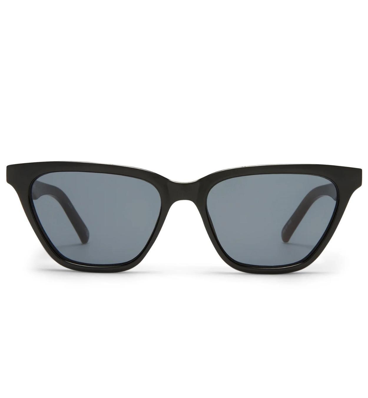Cat-Eye Frame Sunglasses, Black, A532_BLACK, large image number 4