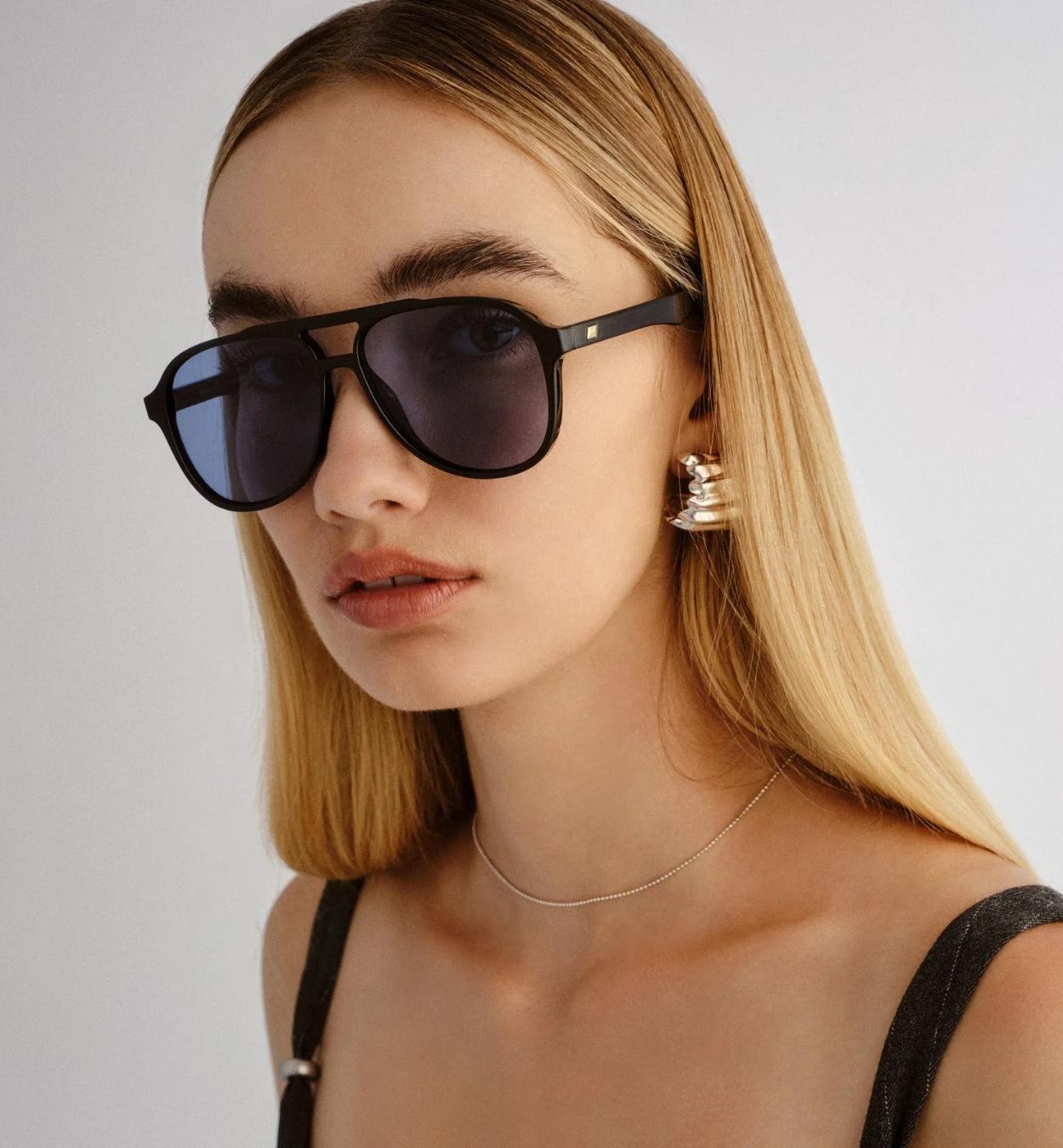 Unisex Tragic Magic Sunglass, Black, A532_BLCK, large image number 0