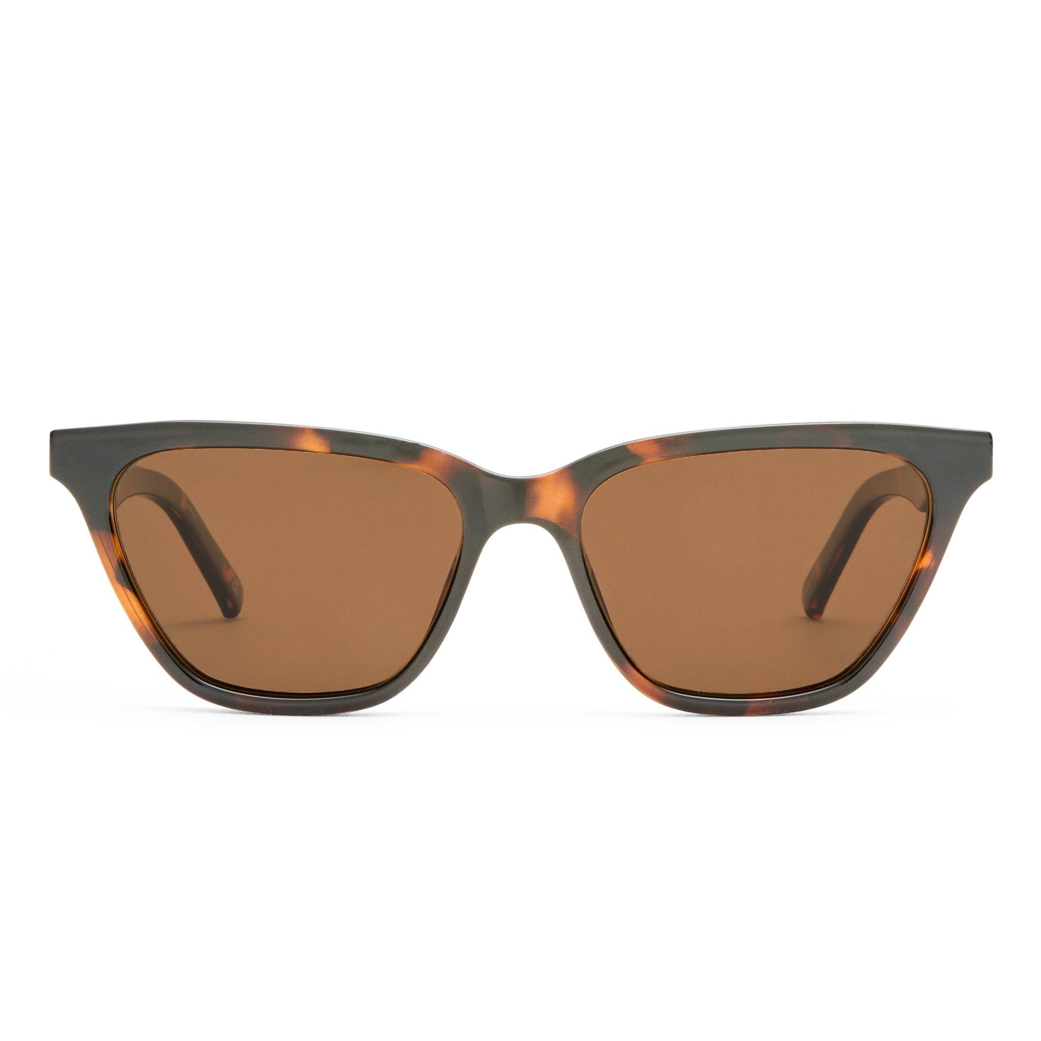Cat-Eye Frame Sunglasses, Brown, A532_TORT, large image number 3